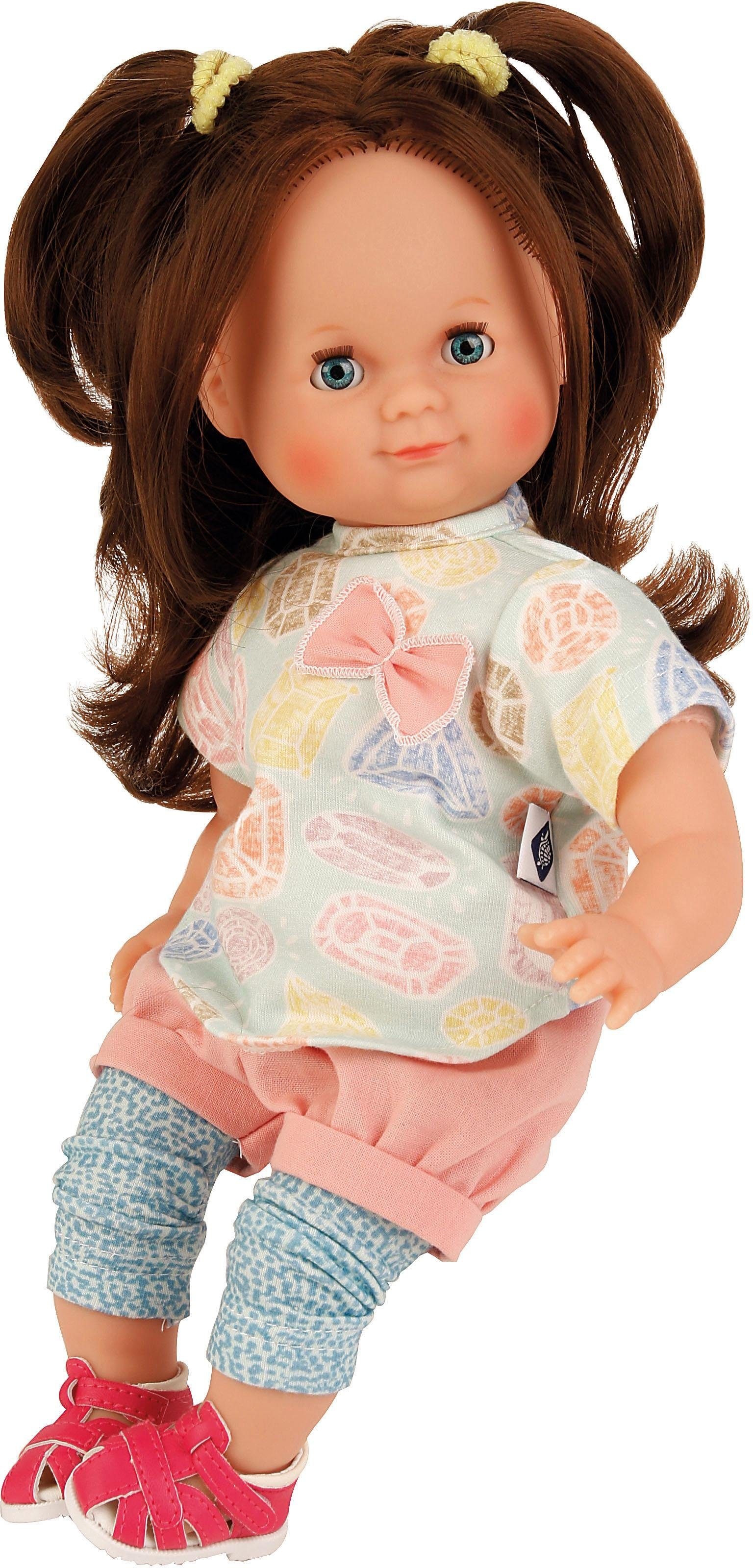 Babypuppe Schlummerle, rose/mint/türkis, Gr. 32 cm