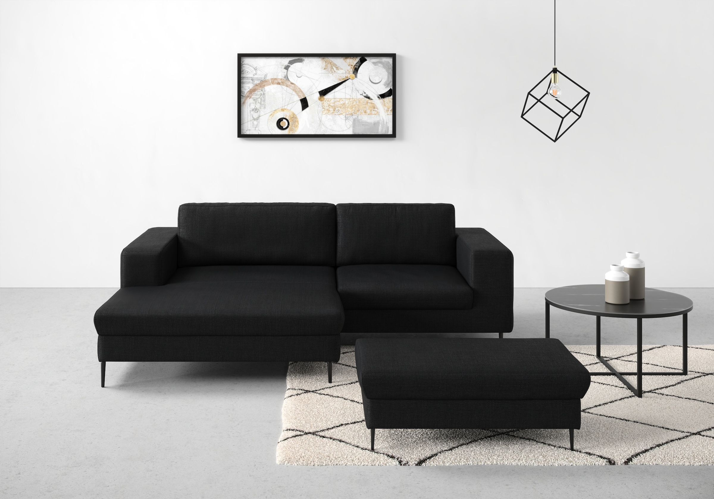 DOMO collection Ecksofa "Modica L-Form", moderne Optik mit großzügiger Reca günstig online kaufen