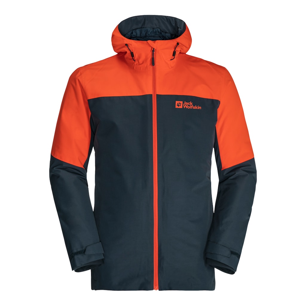 Jack Wolfskin 3-in-1-Funktionsjacke »GLAABACH 3IN1 JKT M«, (2 teilig), mit Kapuze