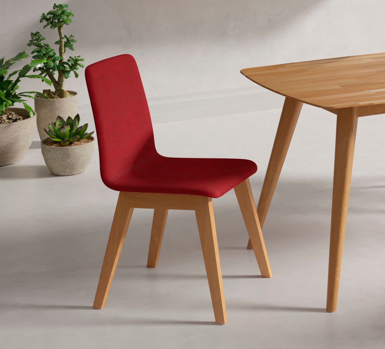 Home affaire "Sandy" () 2 Stk.mit verschiedenen Stuhlbeinfarben und Farbvarianten, Sitzhöhe 47 cm