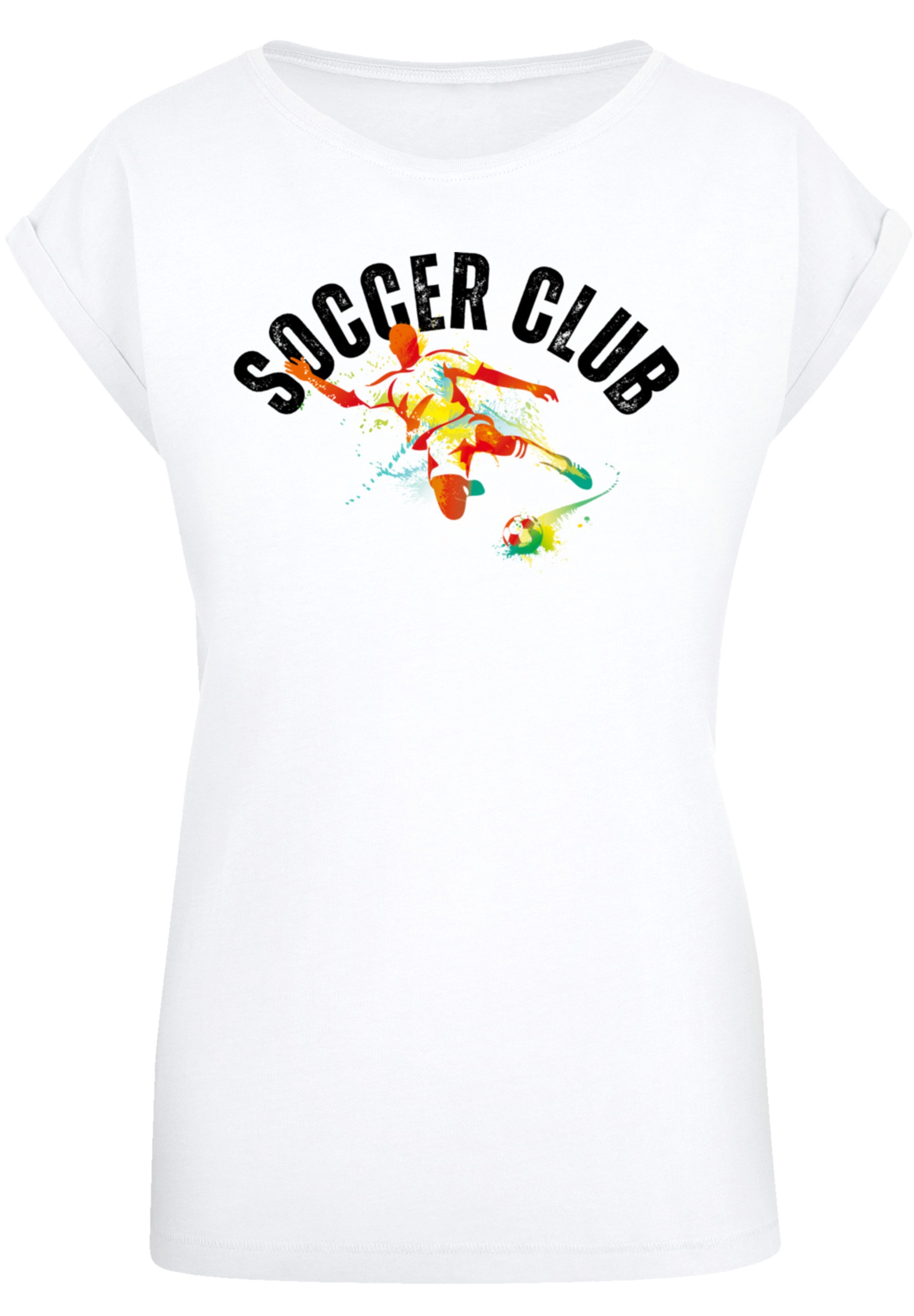 F4NT4STIC T-Shirt »Soccer Club Sport Fan Artwork«, Premium Qualität