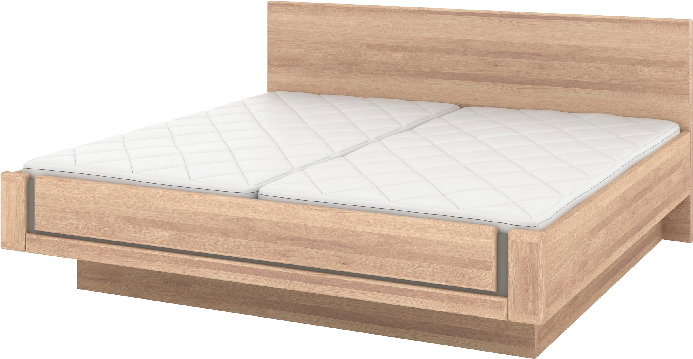 Musterring Holzbett "Sorrent, Bettgestell, Bettrahmen, teilmassiv Eiche", ( günstig online kaufen
