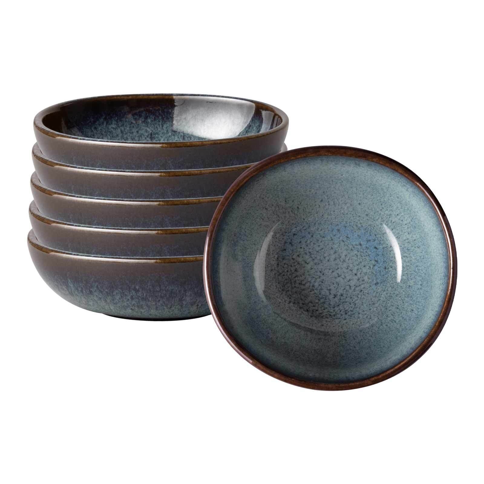 Schale "Schälchen Lave 60 ml 6er Set", grau, LIKE. BY VILLEROY & BOCH, Schüsseln