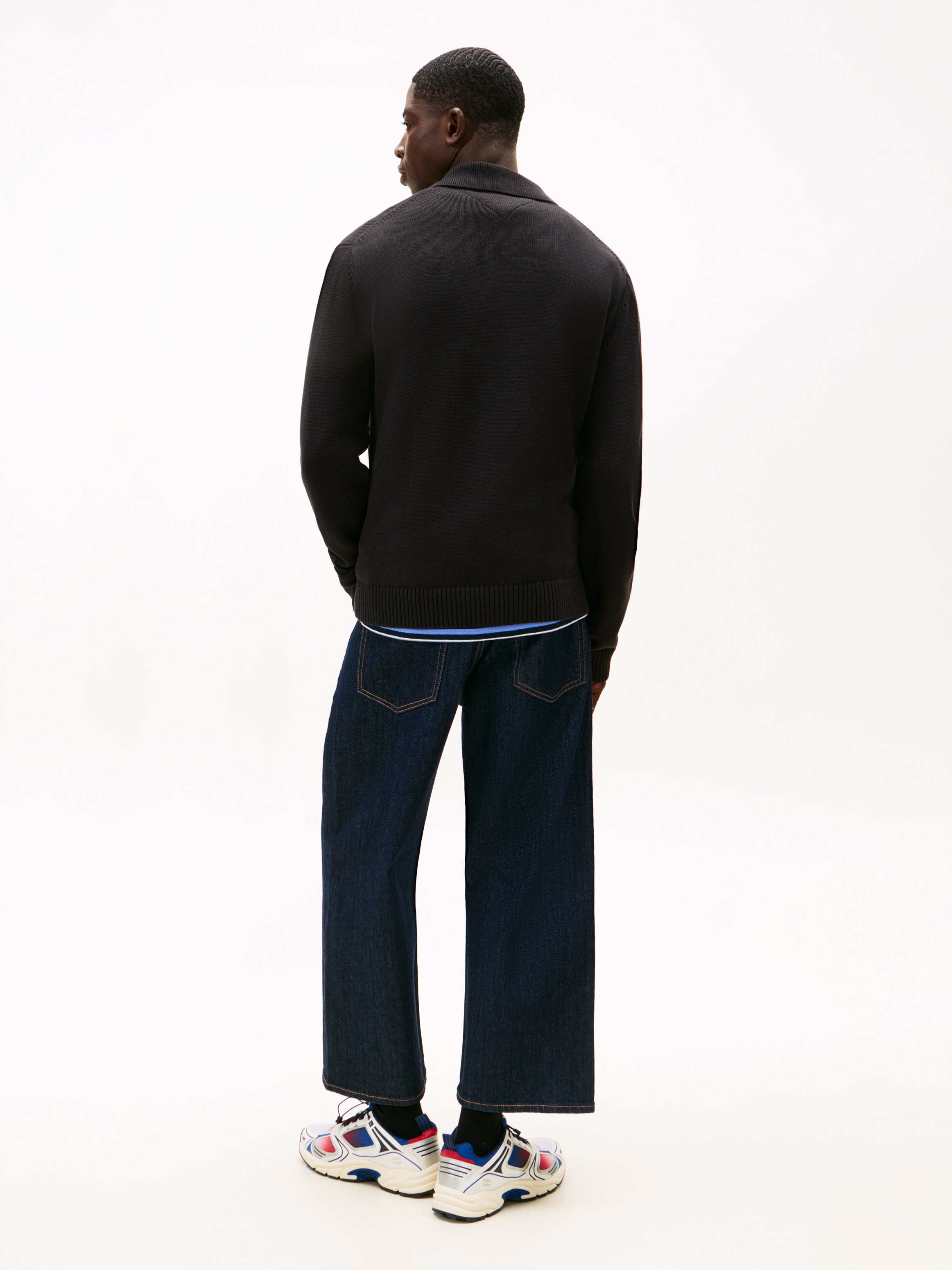 Tommy Jeans Polokragenpullover »TJM ESSENTIAL POLO« slim fit, Feinstrick
