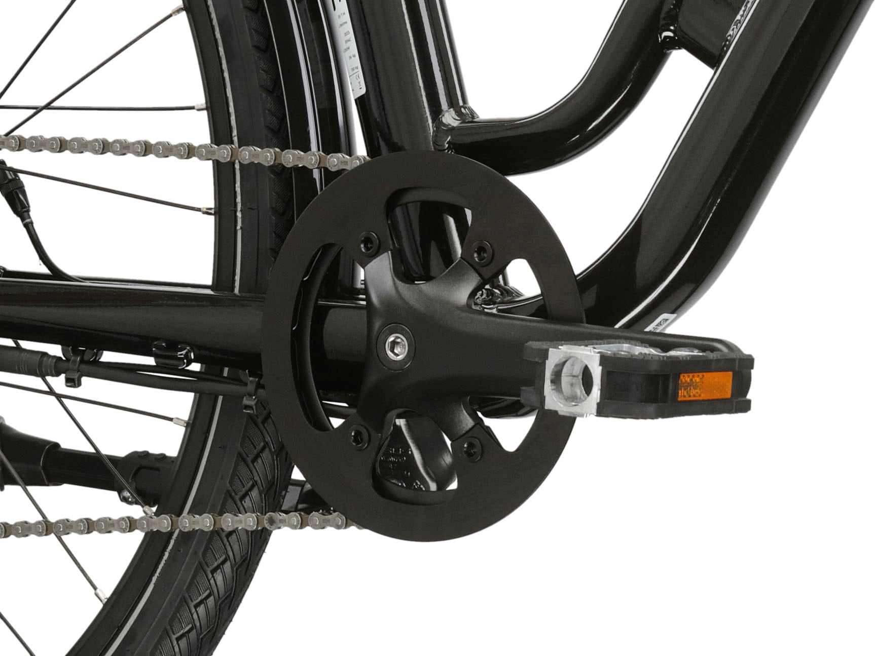 Kross E-Bike »E-Citybike Sentio Hybrid 1.0 28 Zoll schwarz«, 8 Gang, microSHIFT, M26S, Heckmotor 250 W