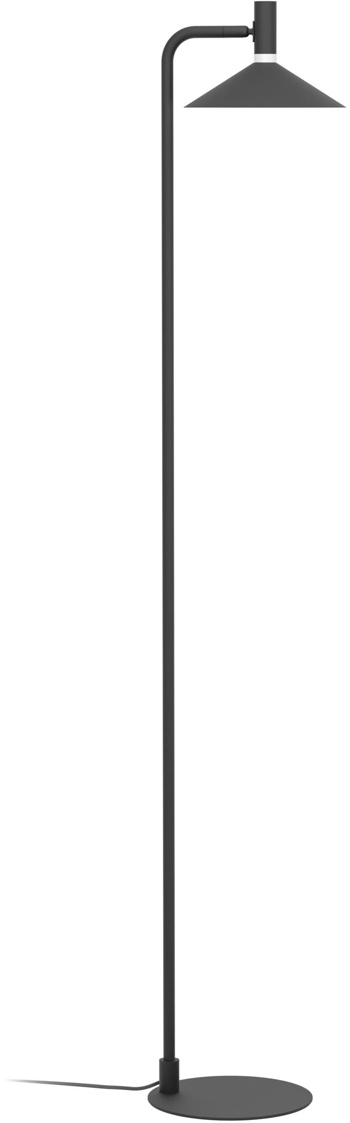 EGLO Stehlampe »CONOMAVILLA-Z Stehlampe - Stahl - LED - 7,5W - IP20« LED-Modul 1 Stk. Kaltweiß | Neutralweiß | RGB | Warmweiß Standleuchte, Leselampe, Wohzimmer, Schlafzimmer, L26 x B22 x H151 cm