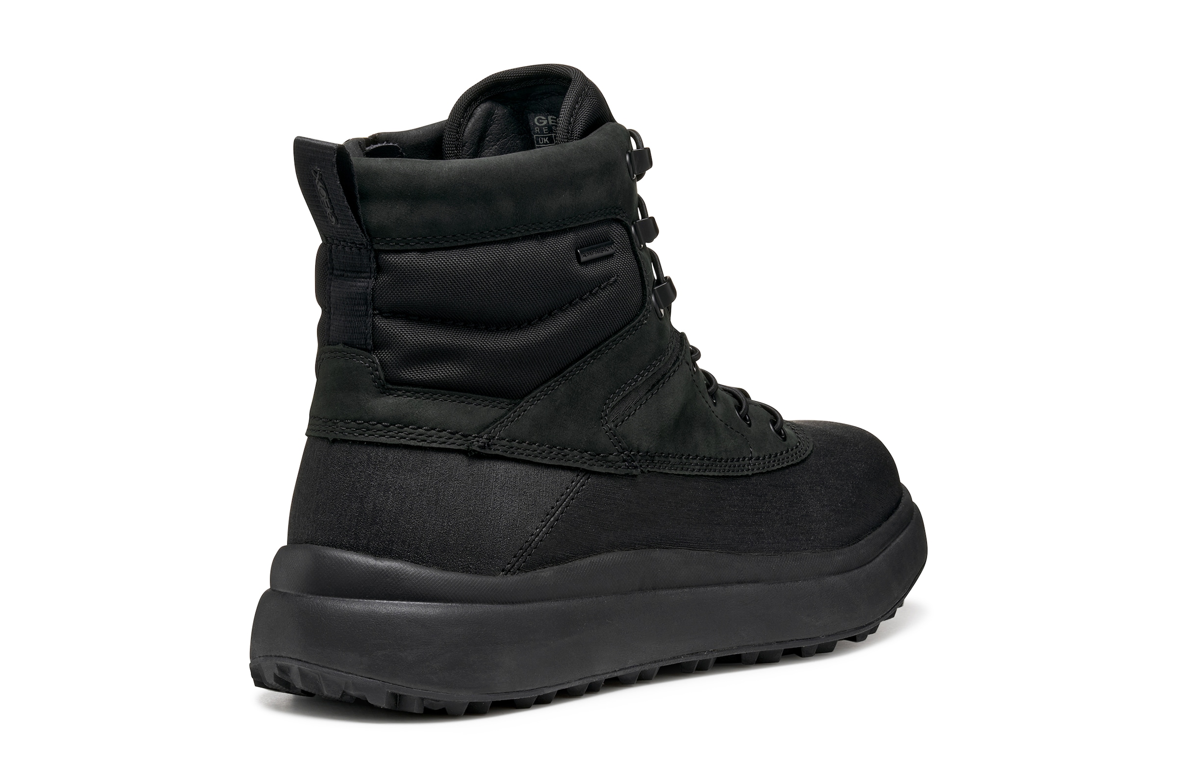 Geox Winterboots »U GRANITO + GRIP B A«, Snowboots, Schnürschuh mit Warmfutter, Größenschablone zum Download