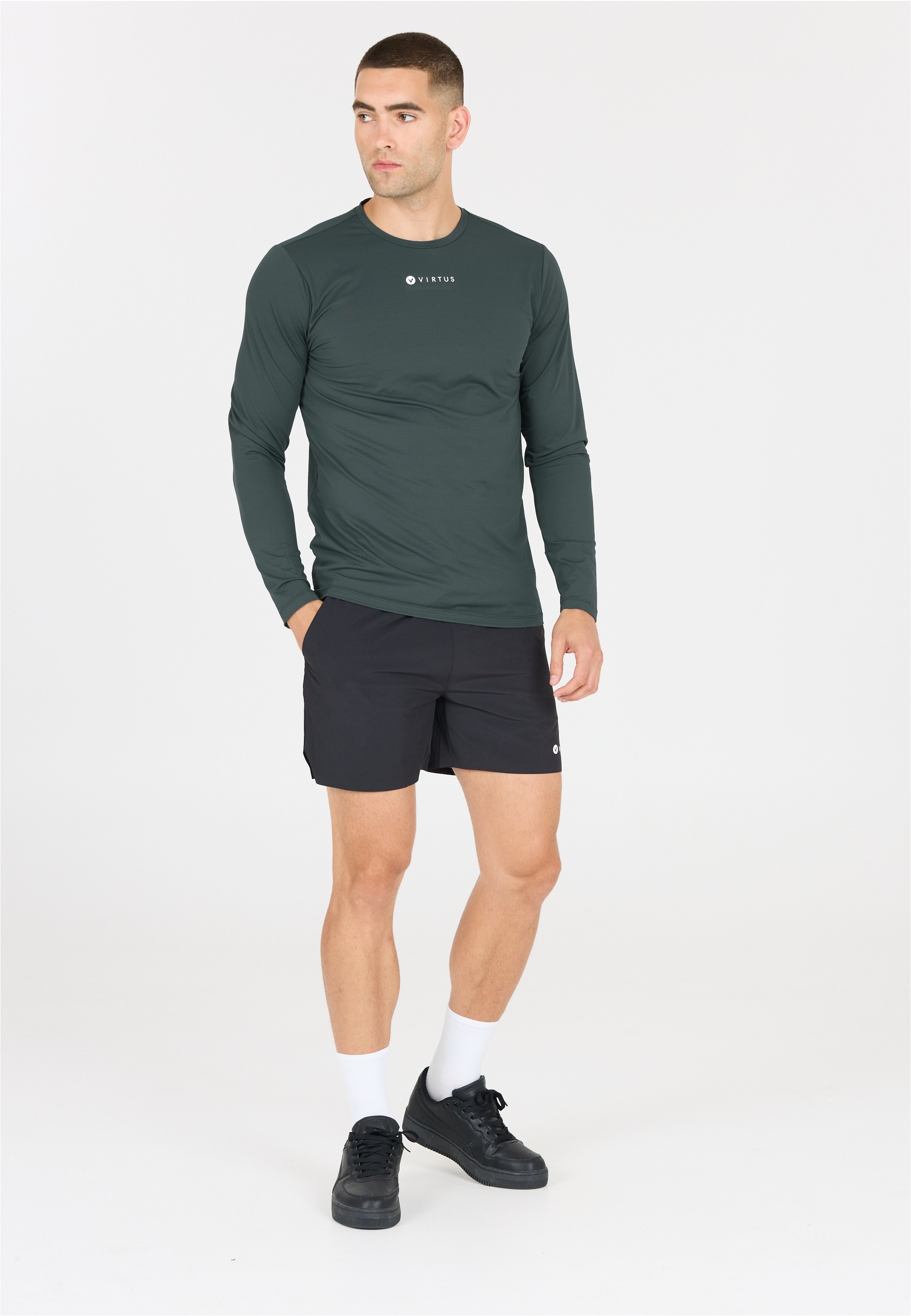 Virtus Langarmshirt "Roger", mit antibakterieller Silver Funktion günstig online kaufen