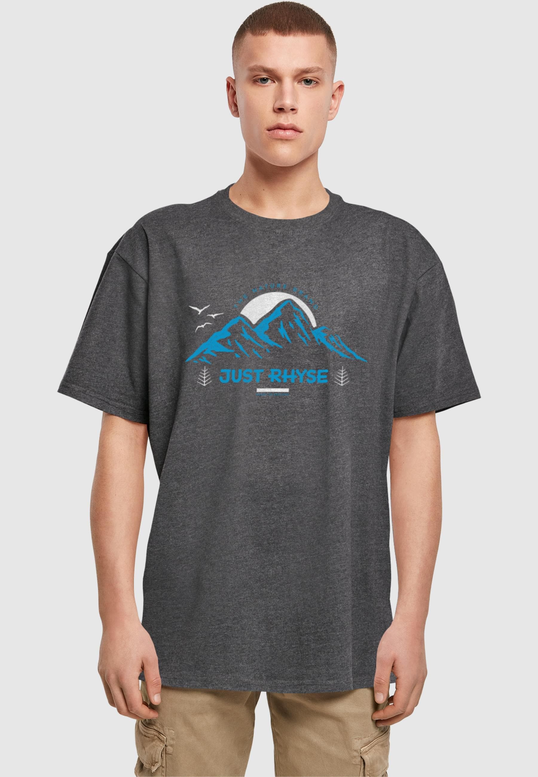 Just Rhyse T-Shirt »Just Rhyse JRTS687TANT Mountain Explorer Heavy Oversize Tee« 1 Stk. tlg.