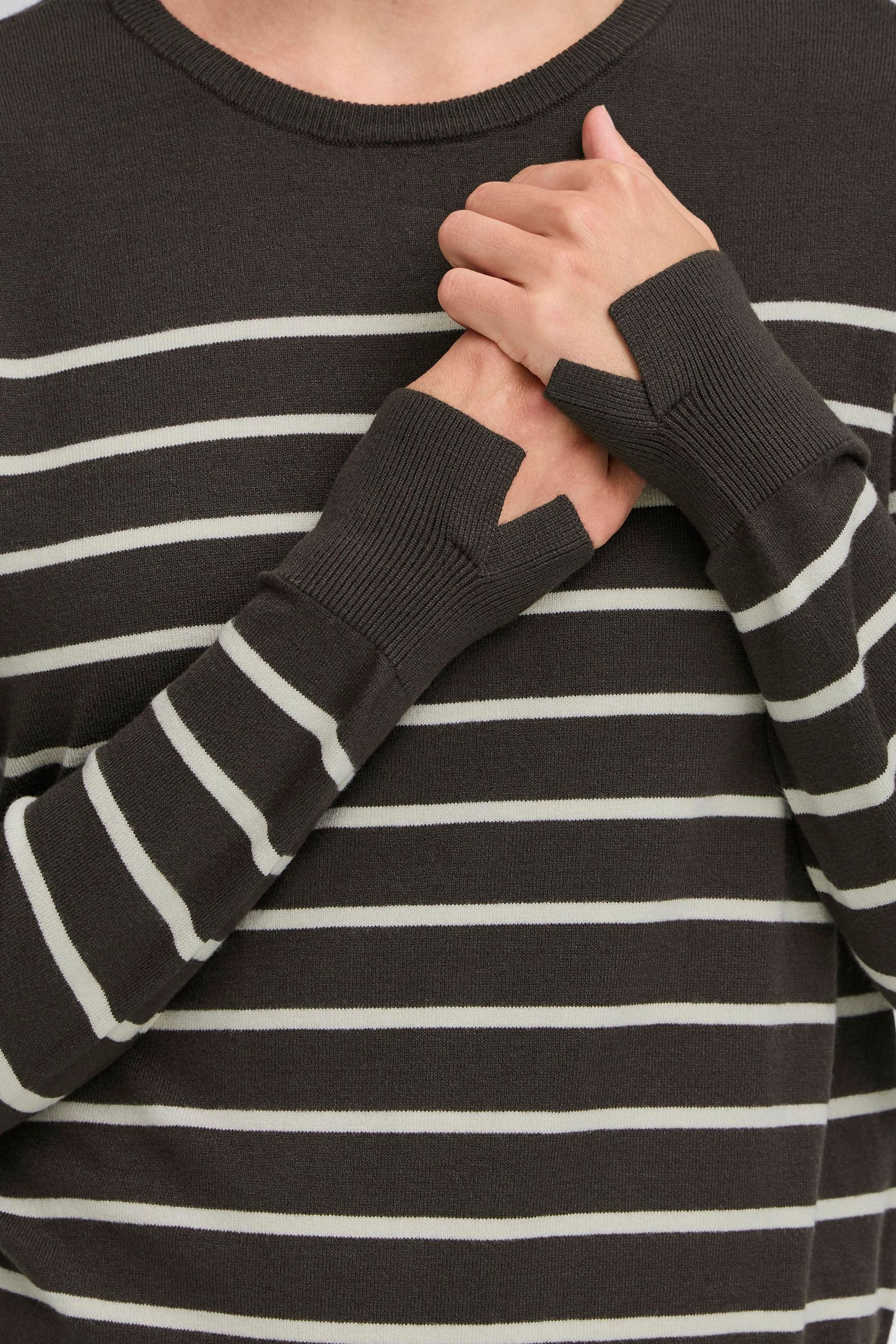 OXMO Strickfleece-Pullover »Strickpullover OXFKEANA«