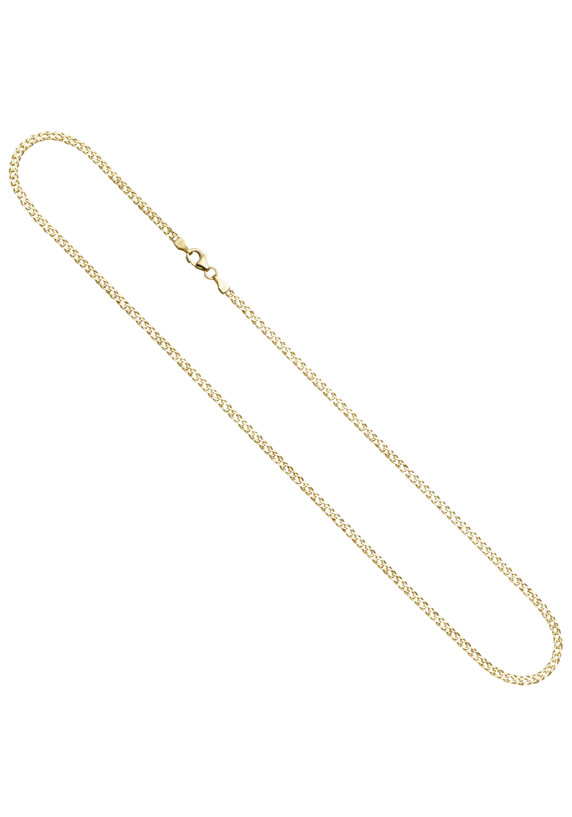JOBO Goldkette, Zwillings-Panzerkette 333 Gold 45 cm 2,7 mm