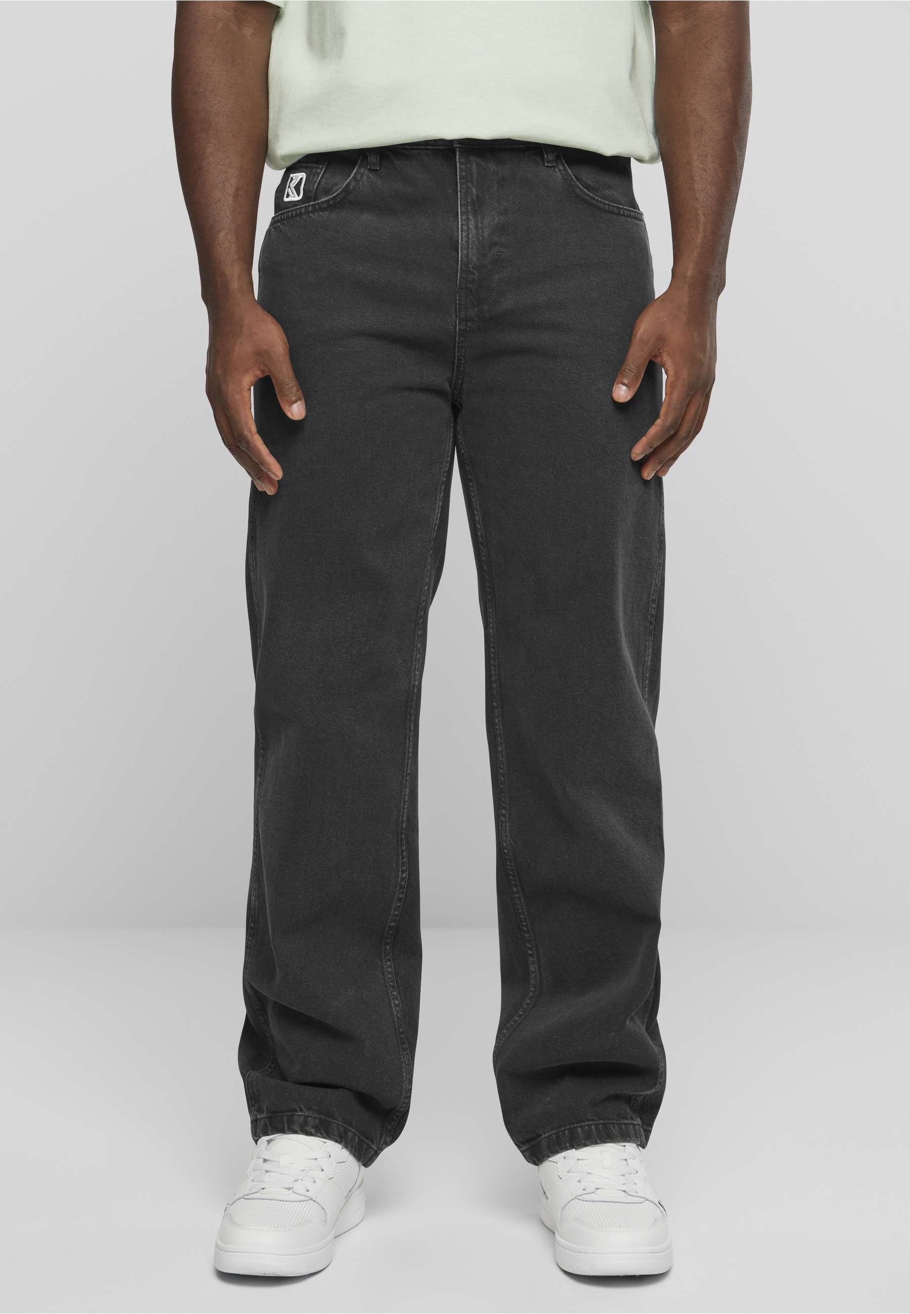 Karl Kani Bequeme Jeans »Karl Kani Herren KK Small Signature Baggy Five Pocket Denim« 1 Stk.
