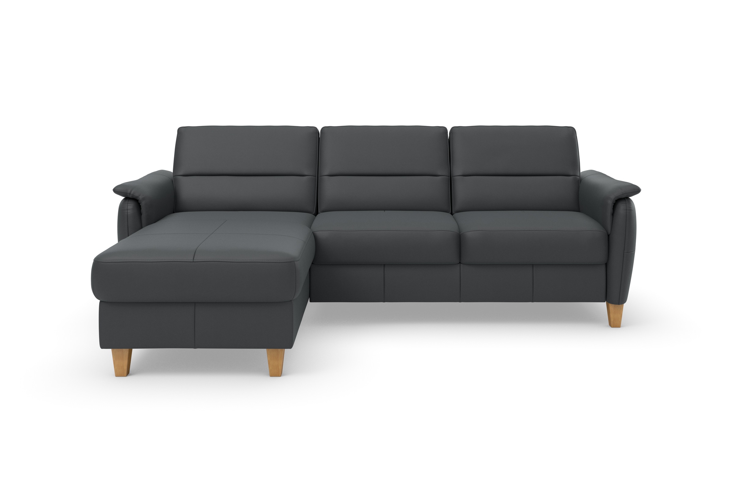 Home affaire Ecksofa "Palmera L-Form, B: 244 cm" optional Bettfunktion & Be günstig online kaufen
