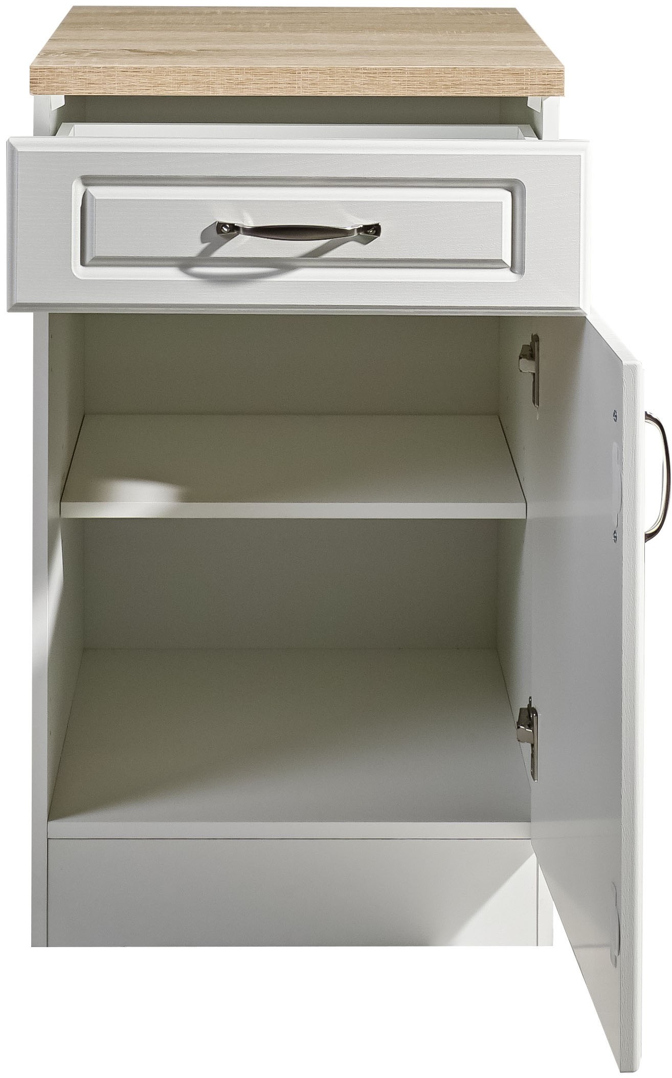 wiho Küchen Unterschrank »Linz«, 50 cm breit, in Landhaus-Optik
