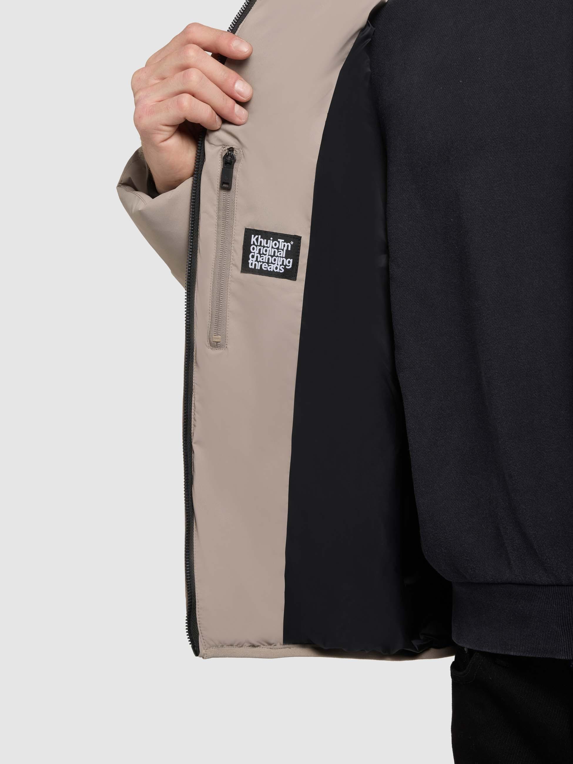 khujo Steppjacke »Clover« ohne Kapuze Herren Winterjacke mit auffälliger Steppung