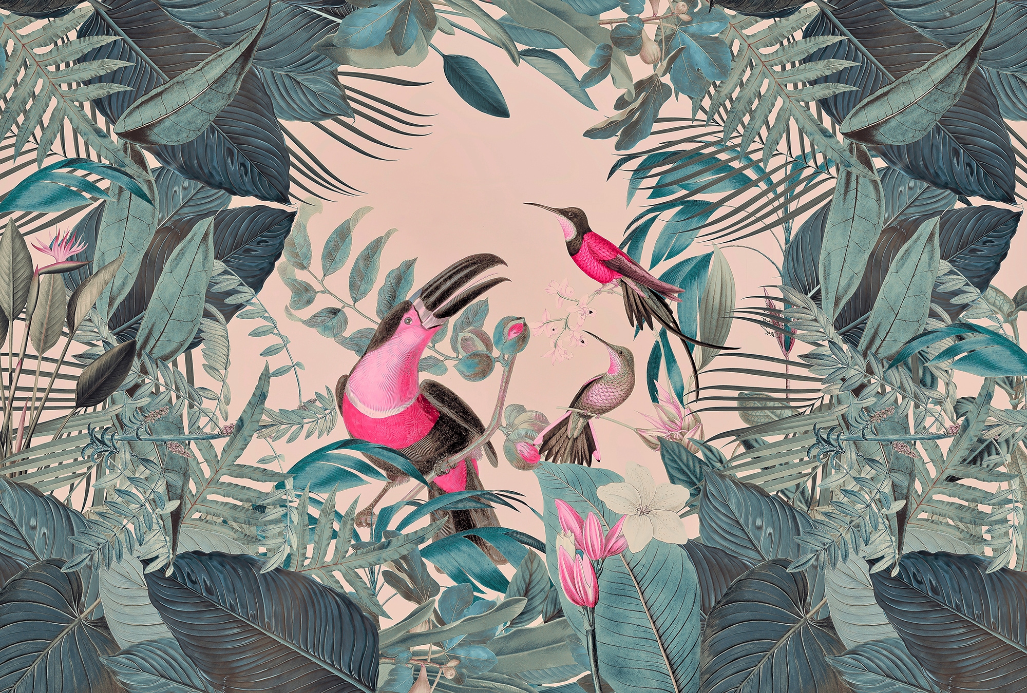 living walls Fototapetas »ARTist Toucans Paradise« ...