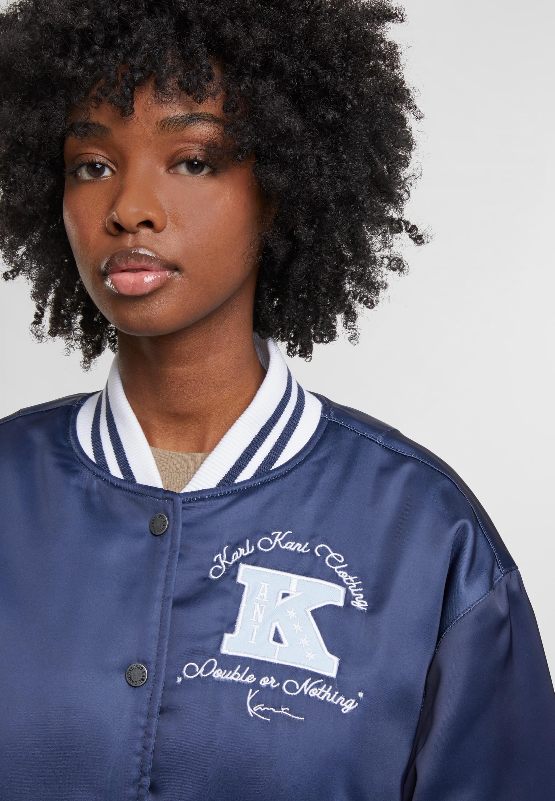 Karl Kani Collegejacke »Karl Kani Signature Bowling Jacket« 1 Stk. tlg. ohne Kapuze