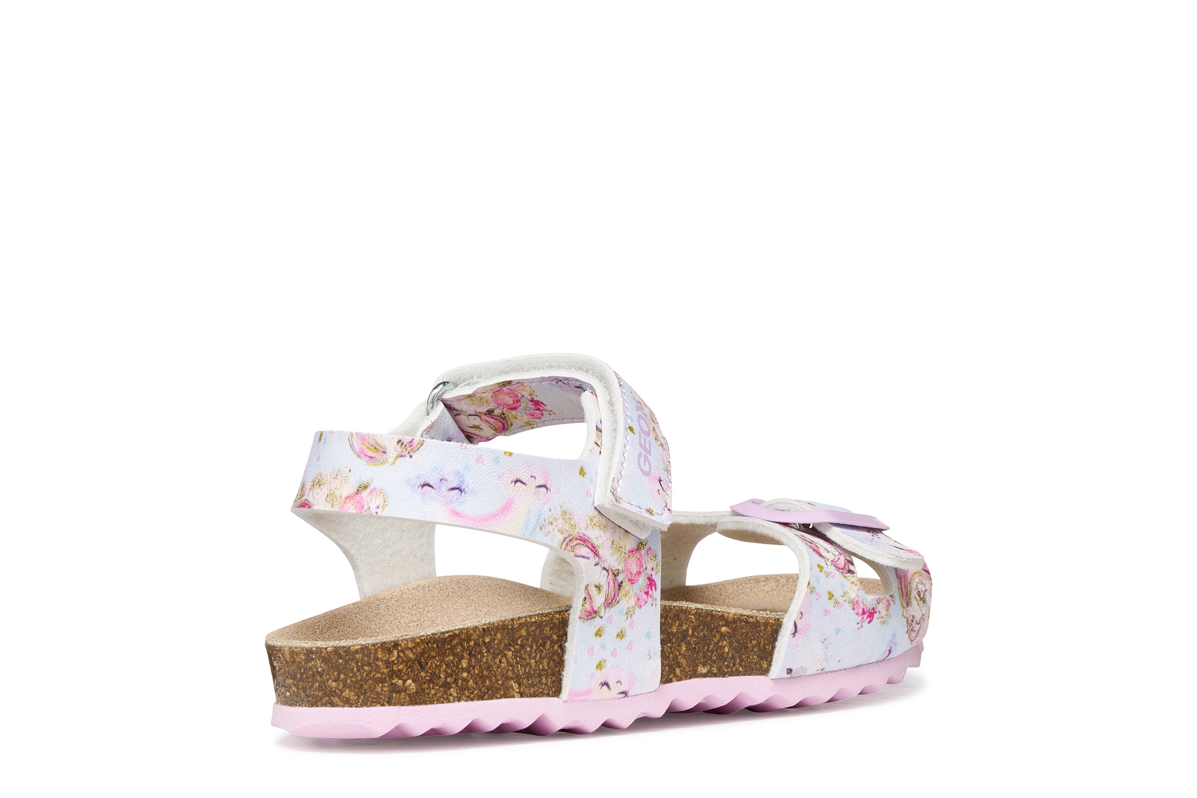 Geox Sandales Adriel Crystal / Pink EU 36 Filles 3