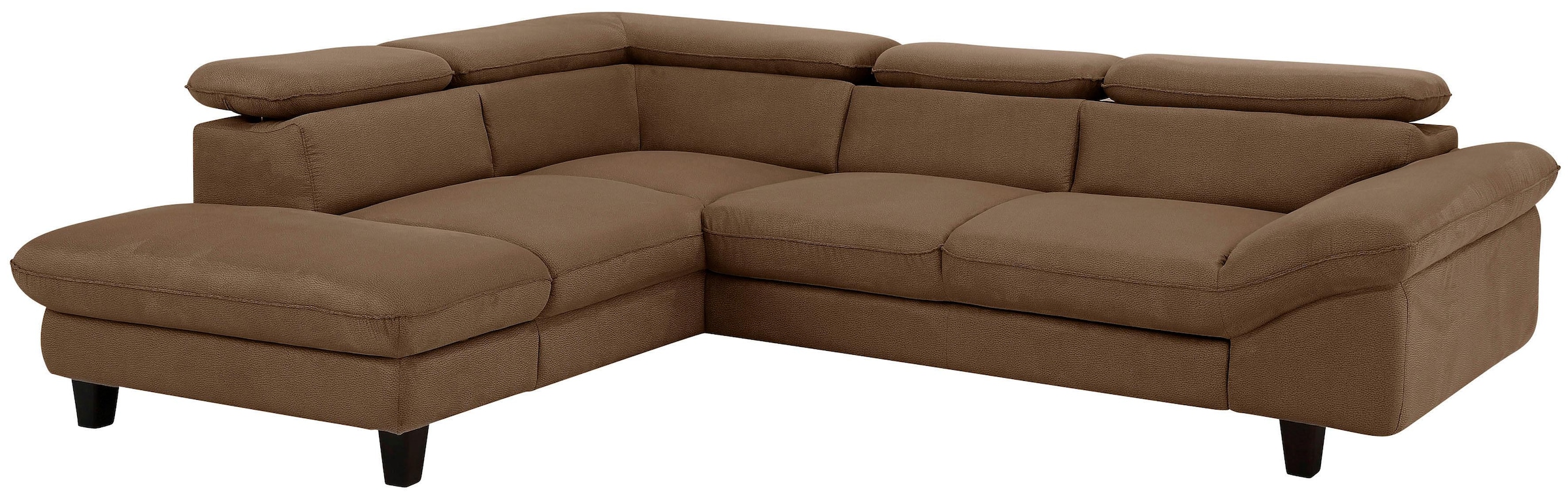 Home affaire Ecksofa »Pilot L-Form«, mit Kopfteilverstellung, wahlweise mit Bettfunktion & Bettkasten