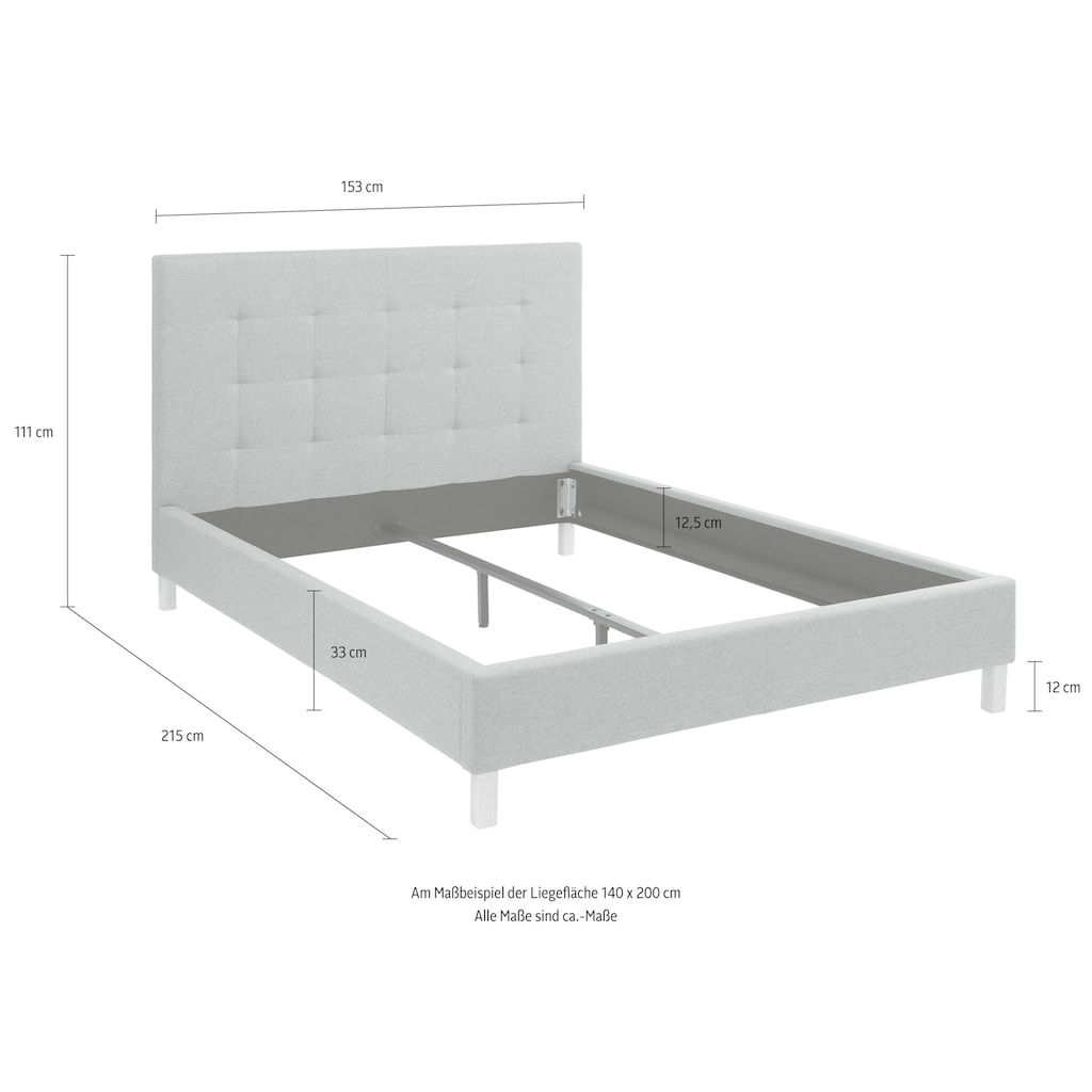 Home affaire Polsterbett »Pellworm«