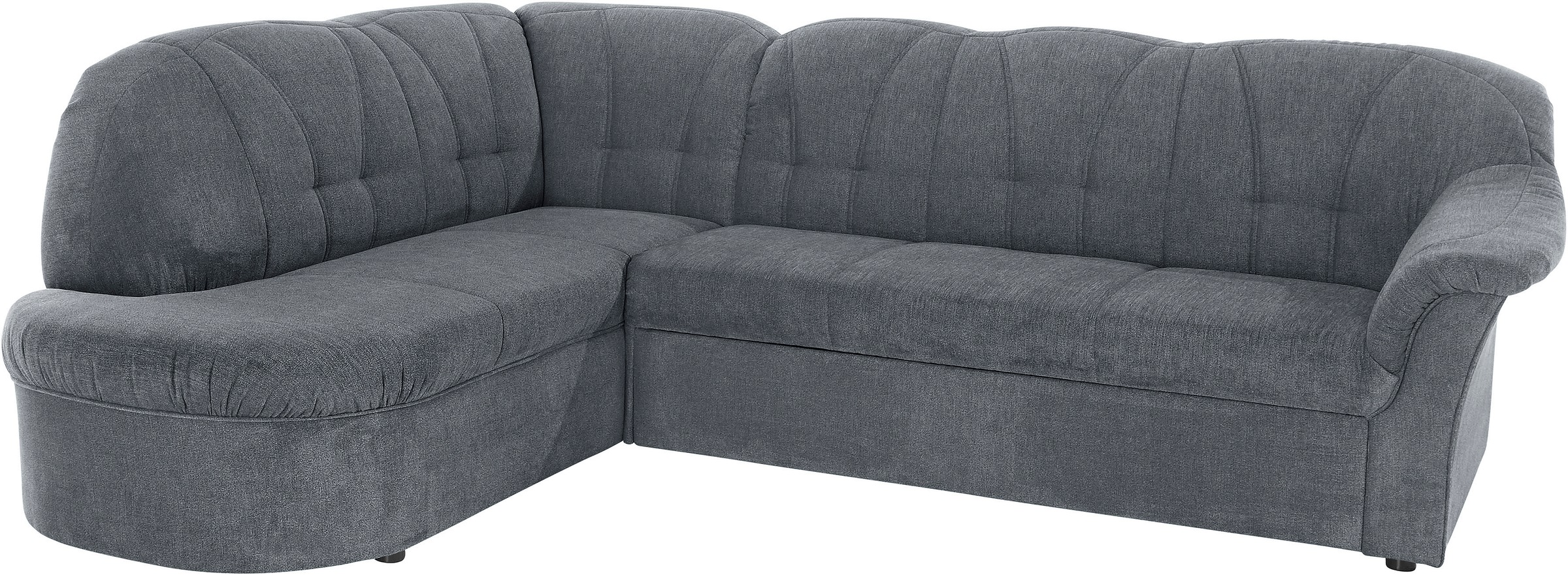 DOMO collection Ecksofa »Pegnitz, elegante Rückensteppung, zeitlose Formensprache, L-Form«, wahlweise mit Bettfunktion
