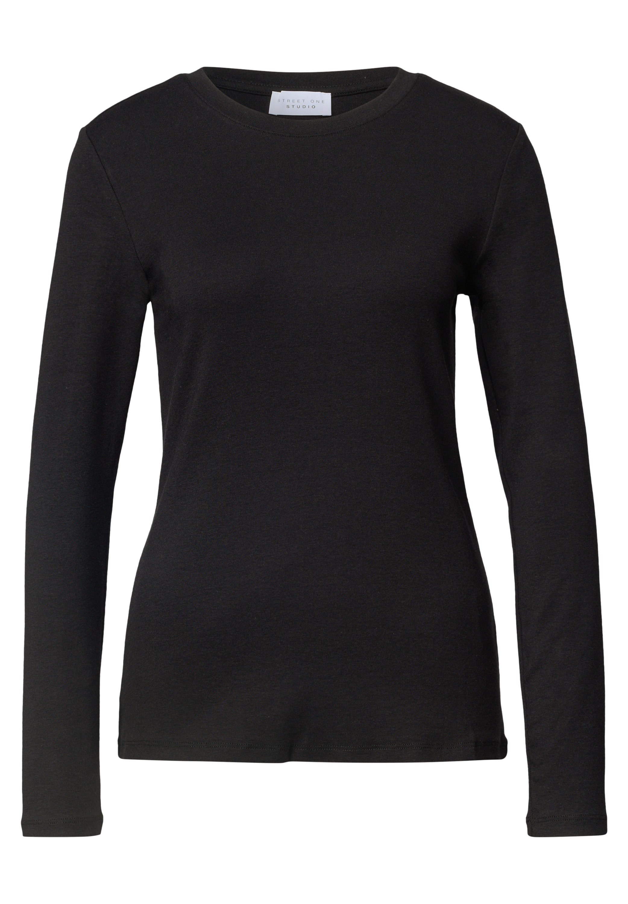 STREET ONE STUDIO Langarmshirt im soften Baumwoll-Mix