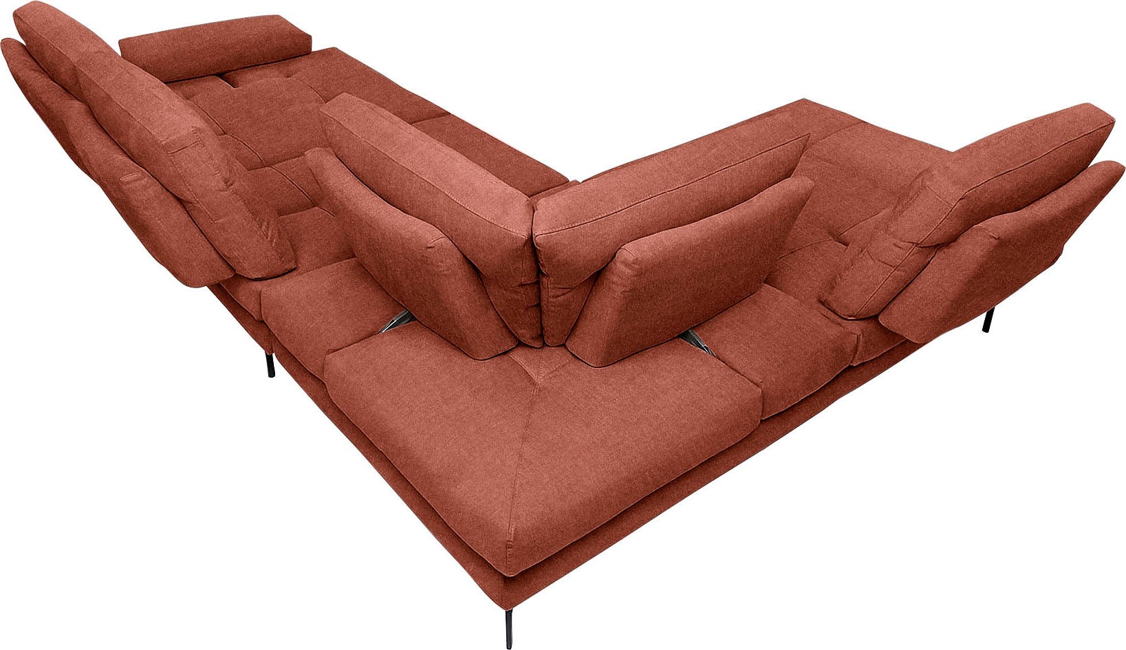 Thumbnail - CALIA ITALIA Ecksofa "Toby Wing, L-Form, Designsofa mit sensationellem Sitzkomfort", Sitztiefenverstellung, funktionale ...