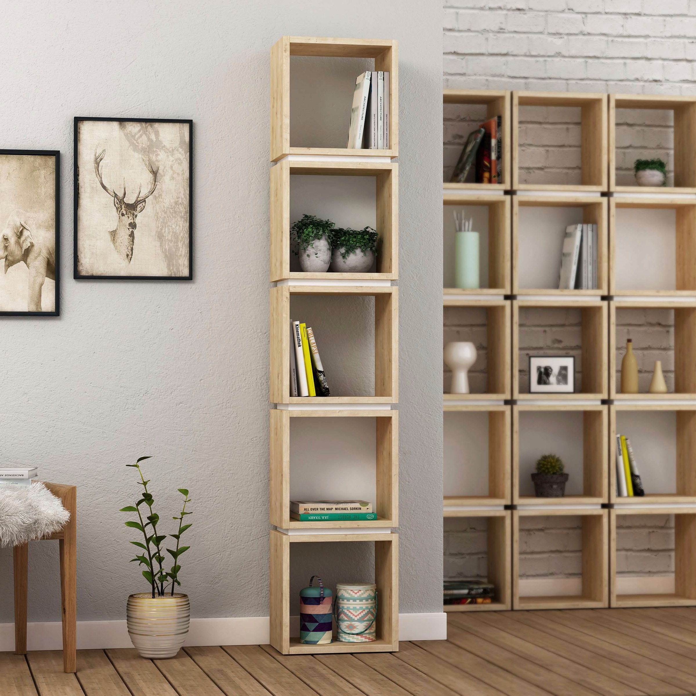 Decortie Bücherregal "Multi Bücherregal", (Packung), Leichte Montage, Lager günstig online kaufen