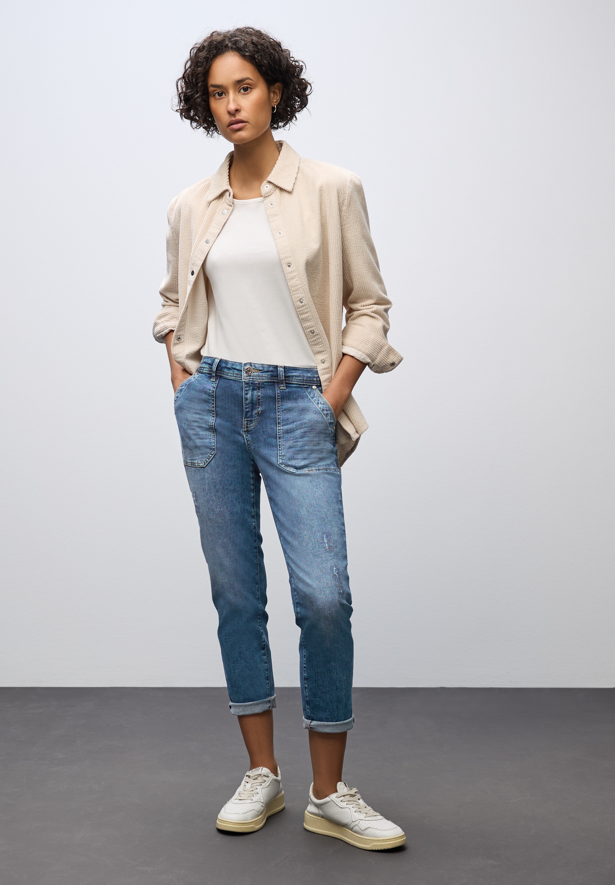 STREET ONE Boyfriend-Jeans, mit Taschen