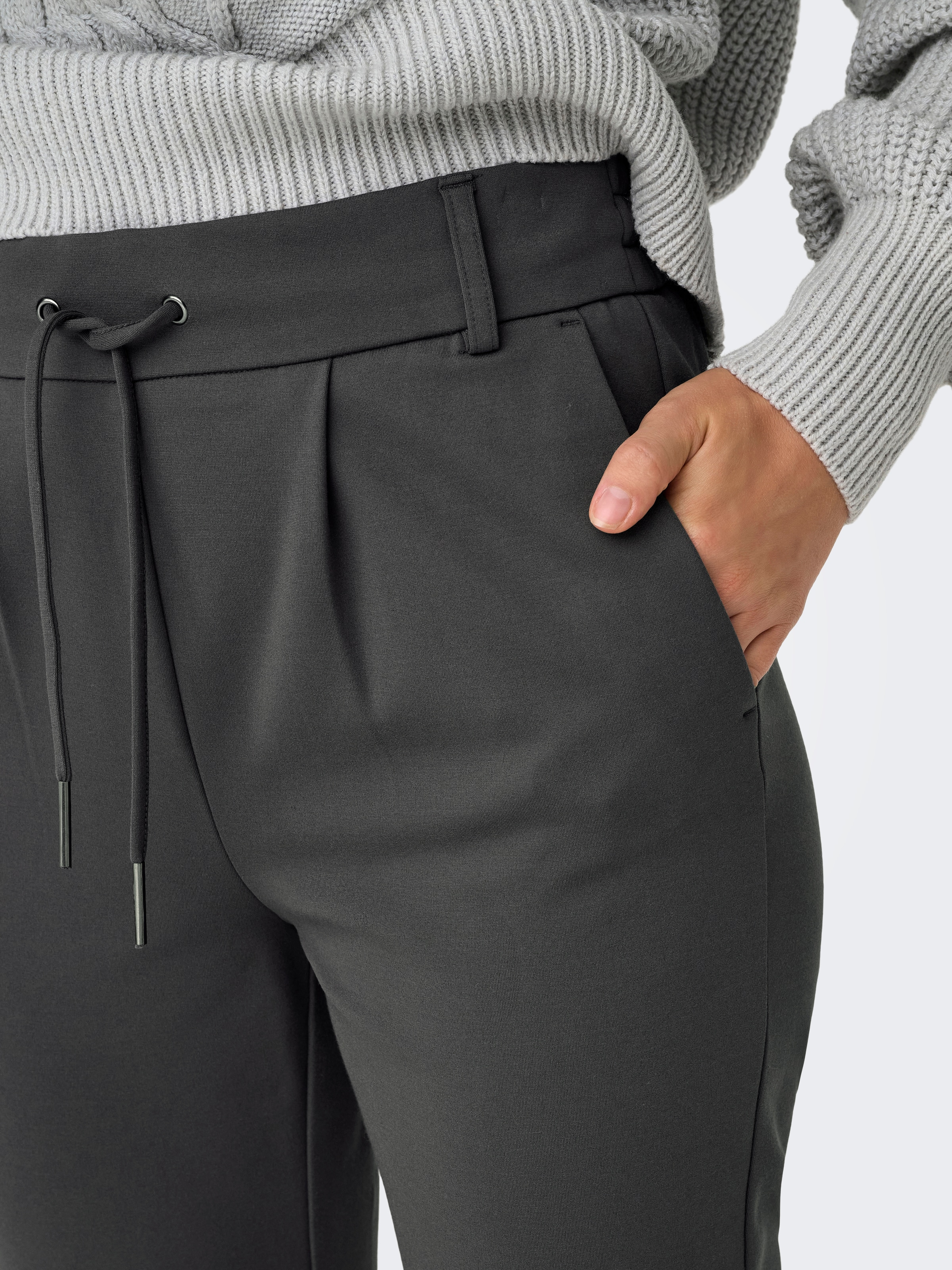 ONLY Jogger Pants »ONLPOPTRASH LIFE EASY COL PANT PNT NOOS«, bequeme Form mit elastischem Bund und Kordelzug