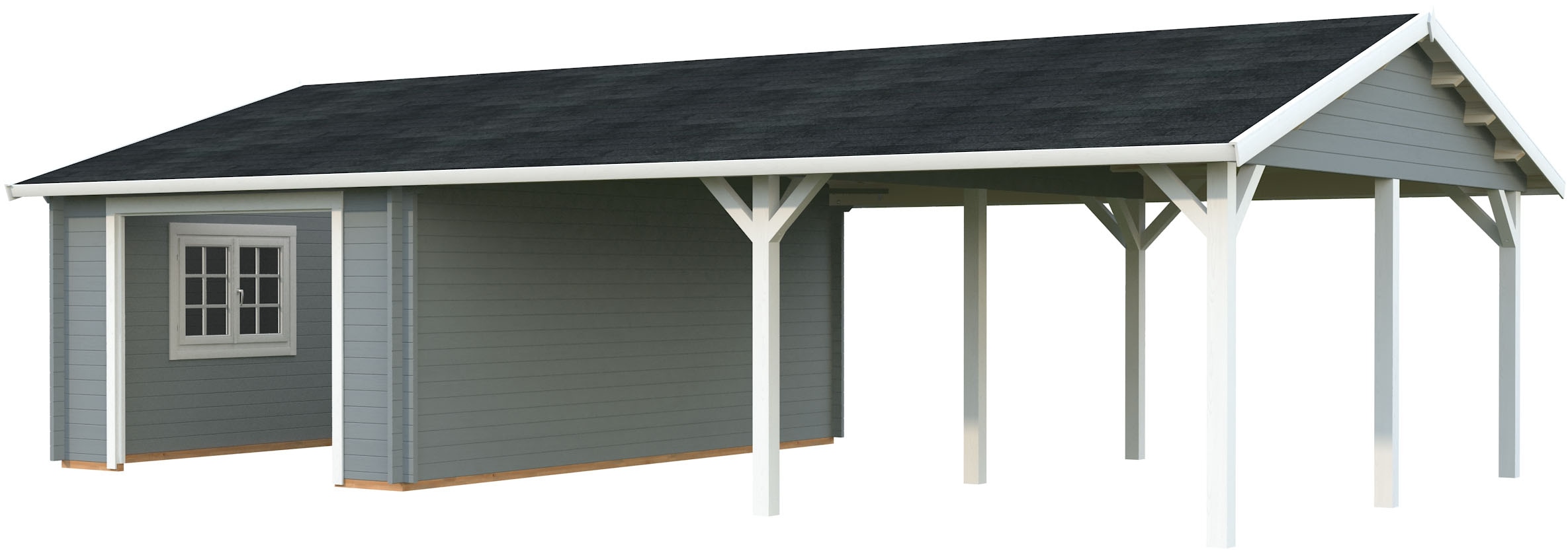 Palmako Garage "Roger, ohne Tor" BxTxH: 1006x619x316 cm