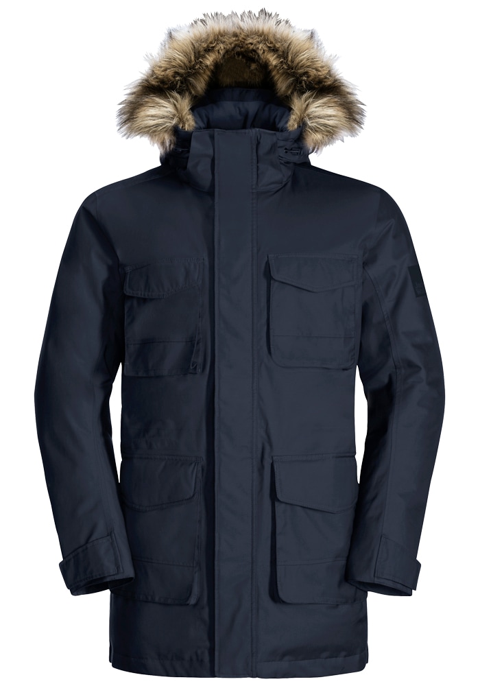 Jack Wolfskin Funktionsparka »WINTERFROST DOWN PARKA M«, mit Kapuze