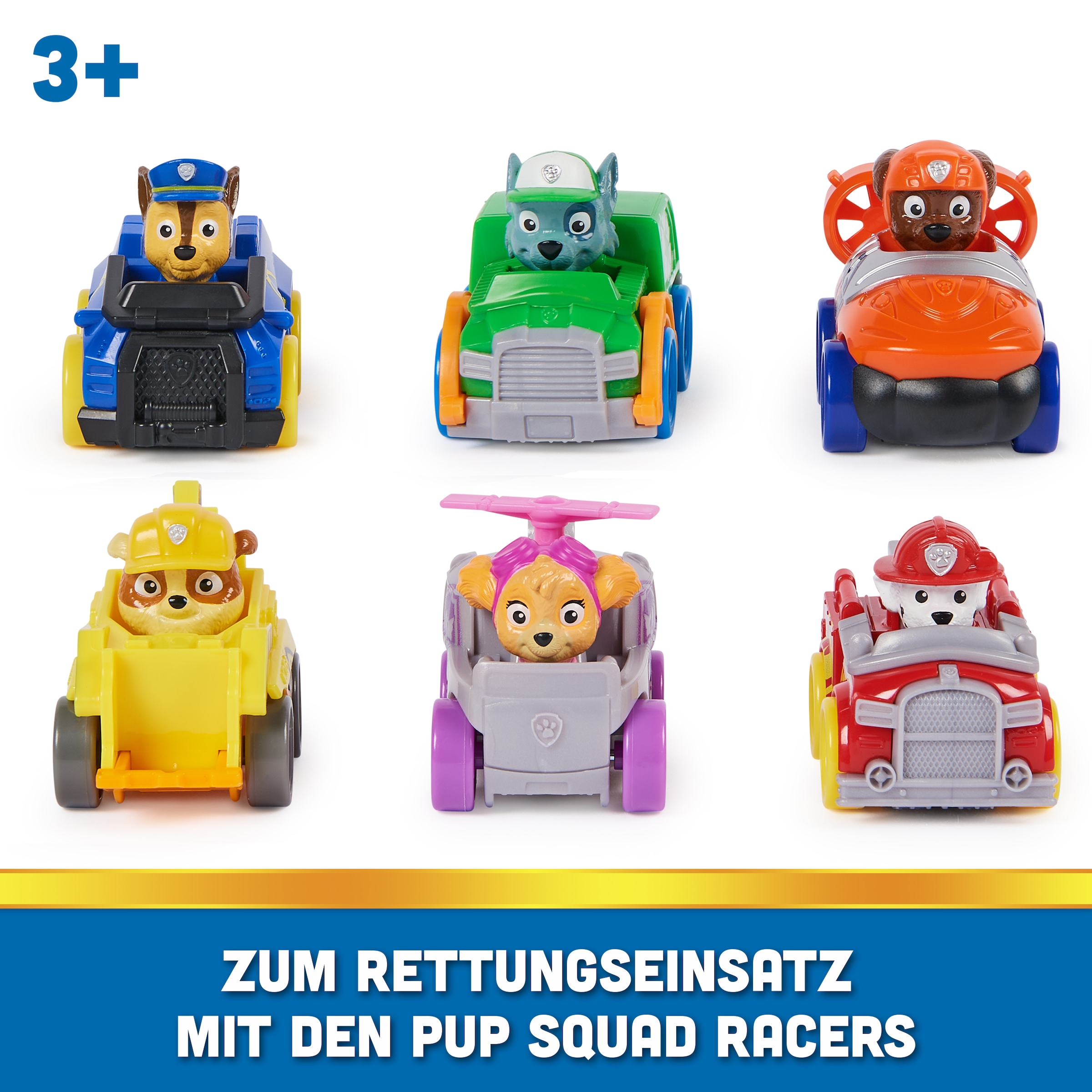 Spin Master Spielzeug-Auto »PAW Patrol - Fahrzeug Set Pup Squad Racers« im Hosentaschenformat