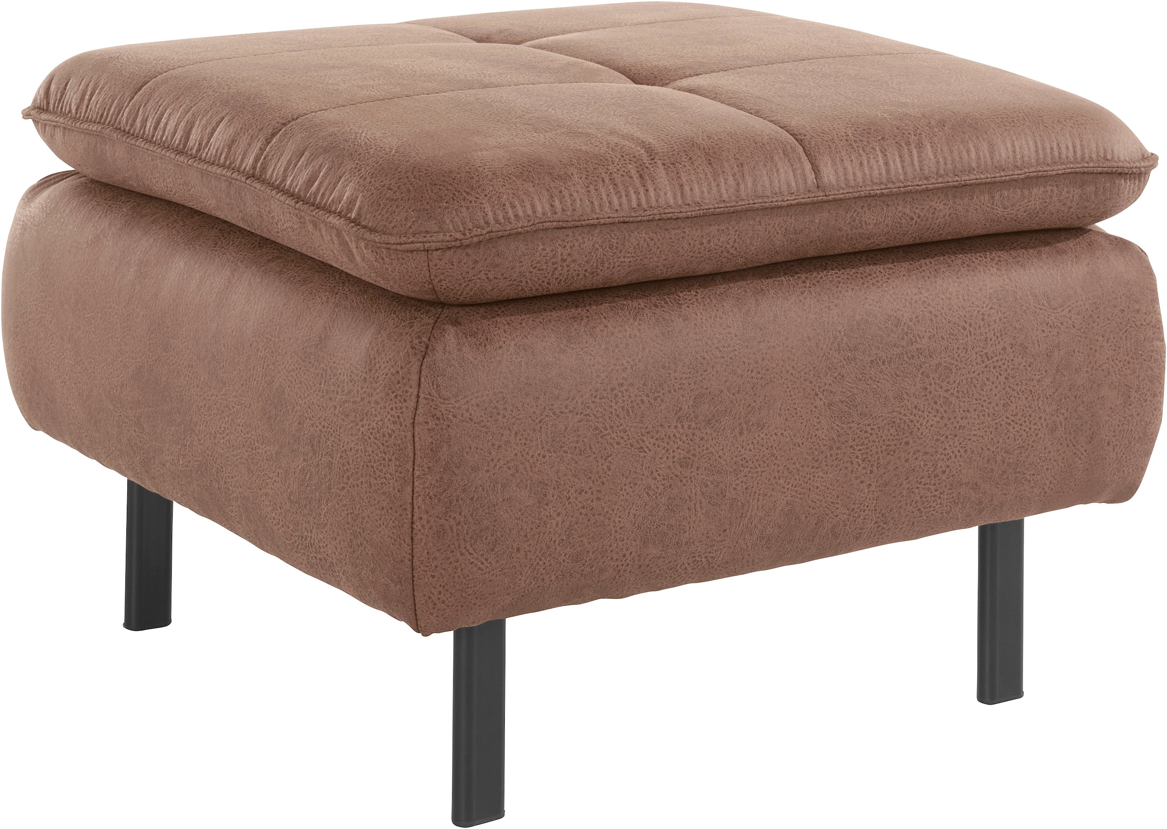 INOSIGN Polsterhocker »Birkholm«, passend zur Serie "Birkholm", B/T/H: 65/65/44 cm