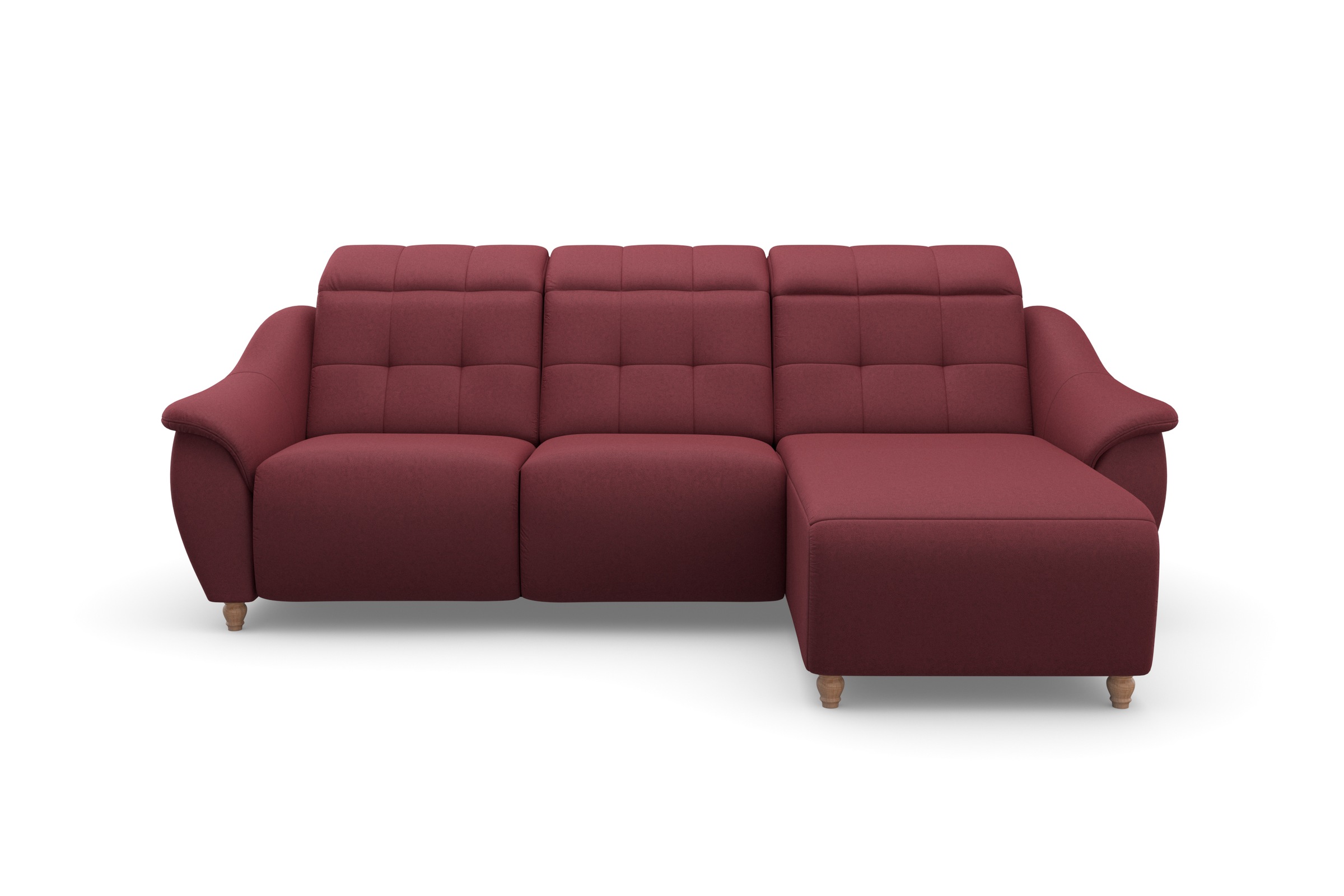 Home affaire Ecksofa "Boston L-Form" Kopfteilverstellung an jeder Sitzfläch günstig online kaufen