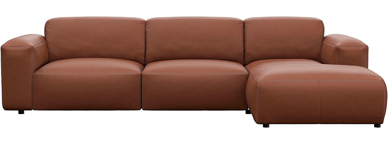 FLEXLUX Ecksofa "Lucera bequem und komfortabel durch hochwertigen Sitzaufba günstig online kaufen