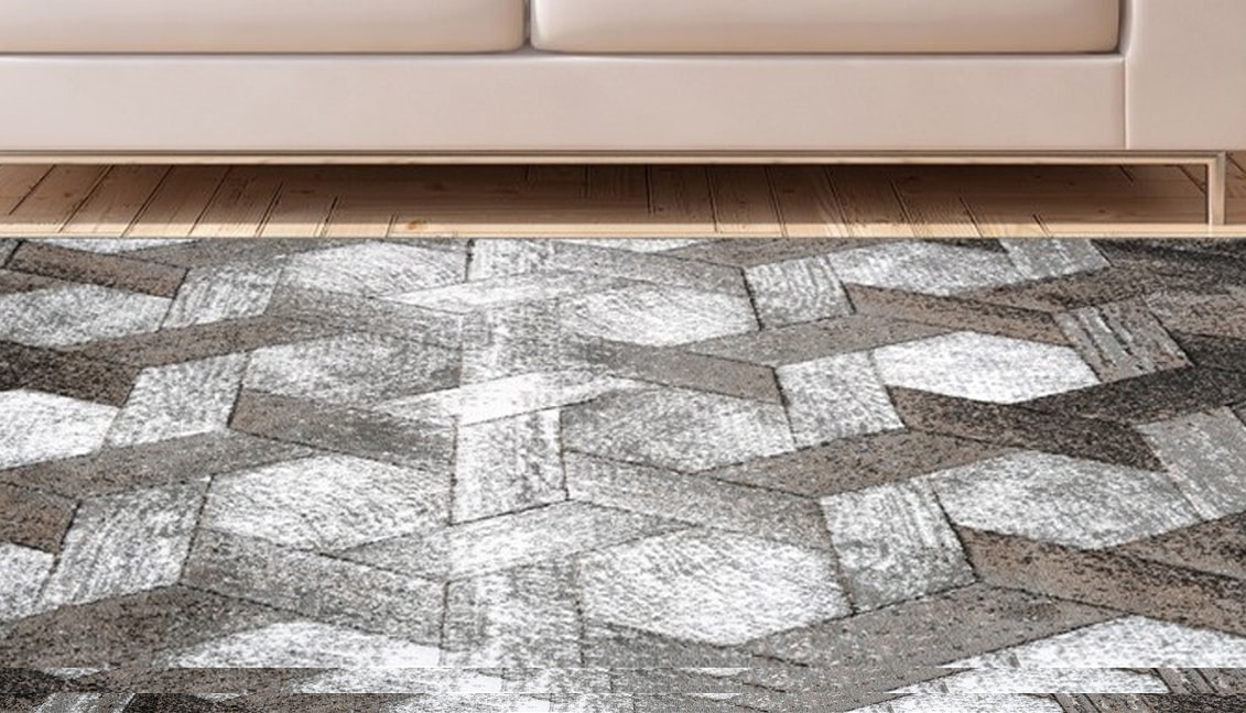 calo-deluxe Teppich »Astro 301«, rechteckig, 14 mm Höhe, Kurzflor, Wohnzimmer