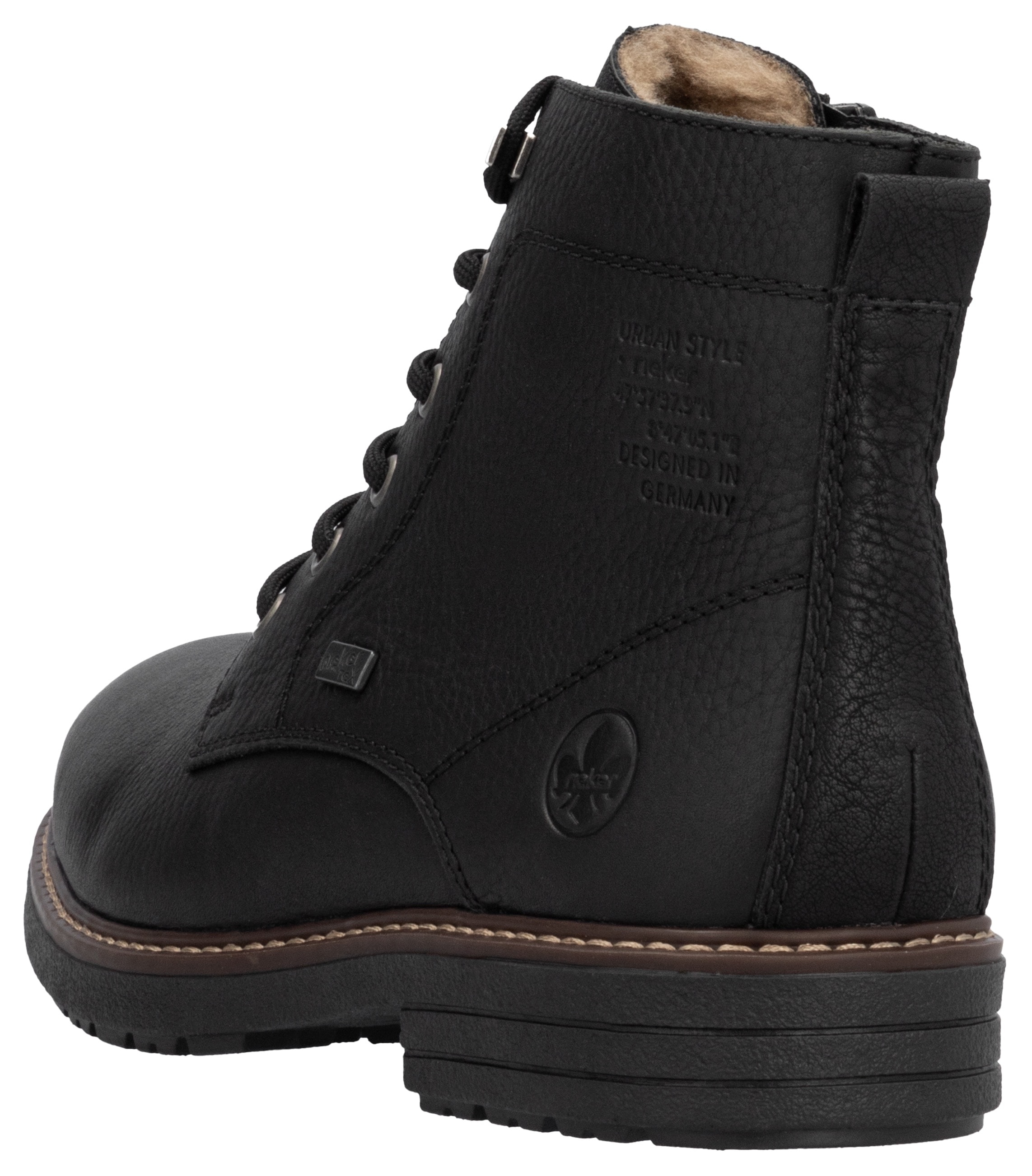 Rieker Winterstiefelette, Urban-Stiefelette, Winterboots mit wasserabweisender TEX-Membran