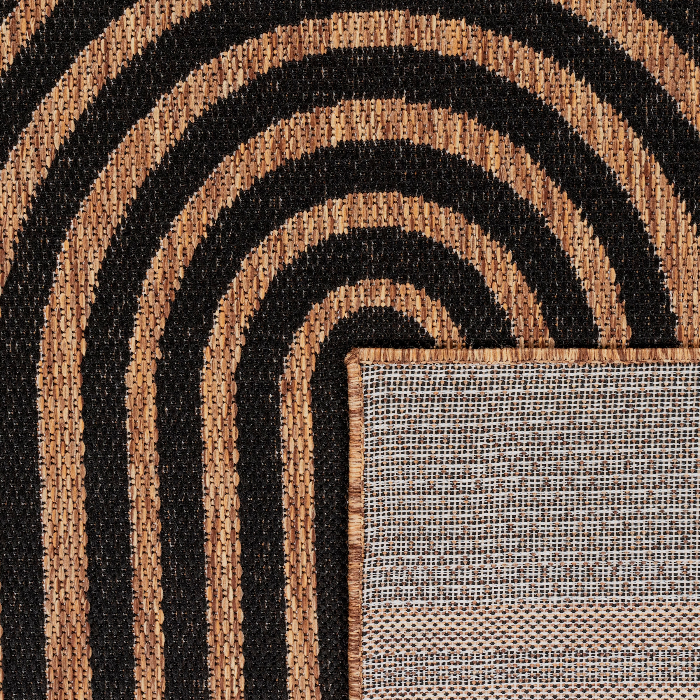 Paco Home Teppich »Illusion 328«, rechteckig, 4 mm Höhe, Flachgewebe, Scandi Look, In- und Outdoor geeignet