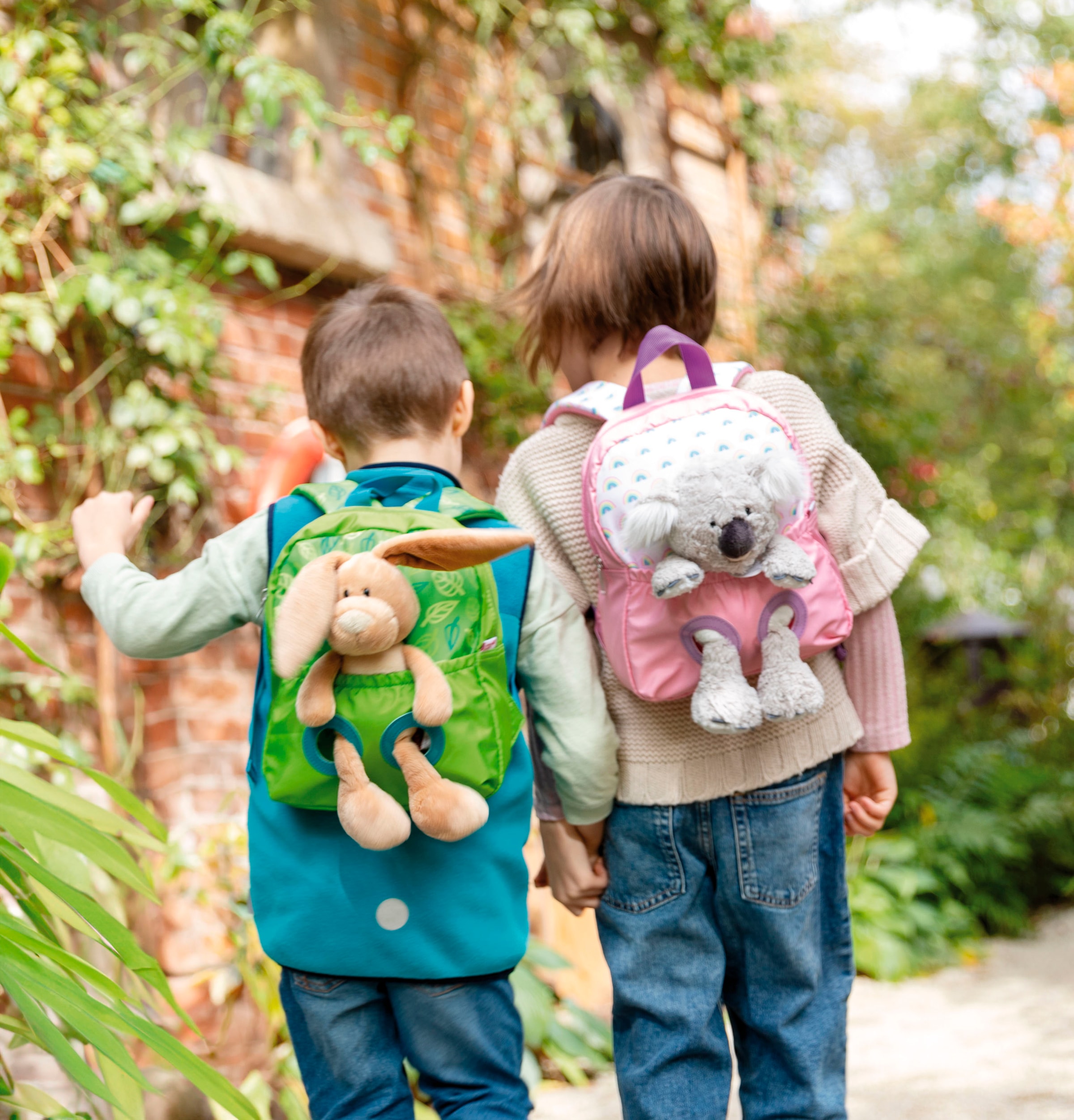 Nici Kinderrucksack »Travel Friends, Rucksack mit Plüsch Hase, 25 cm«