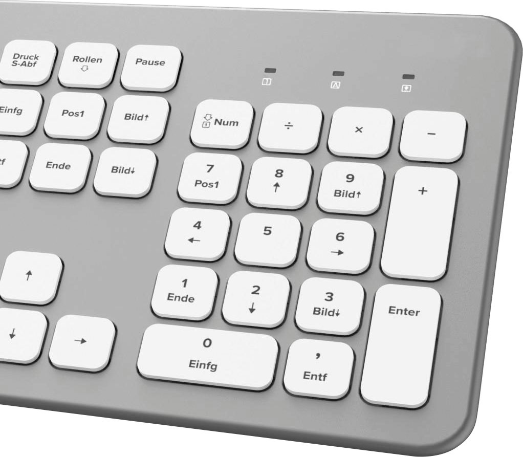 Hama Tastatur »Tastatur „KW-700“ Tastatur kabellos«