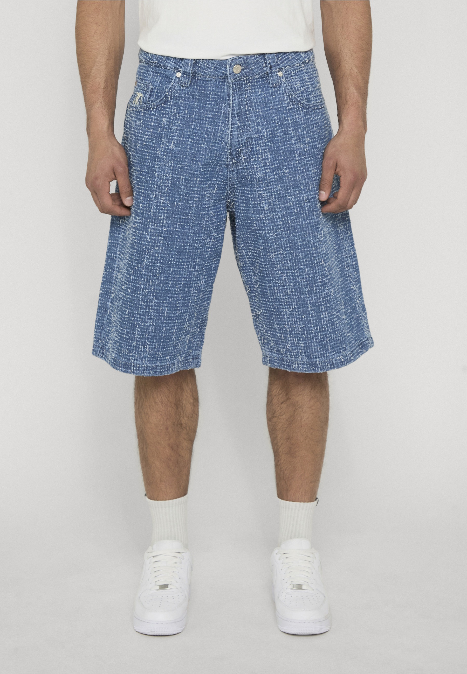Karl Kani Jeansshorts »Karl Kani Kani Jeans Distressed Denim Jorts«