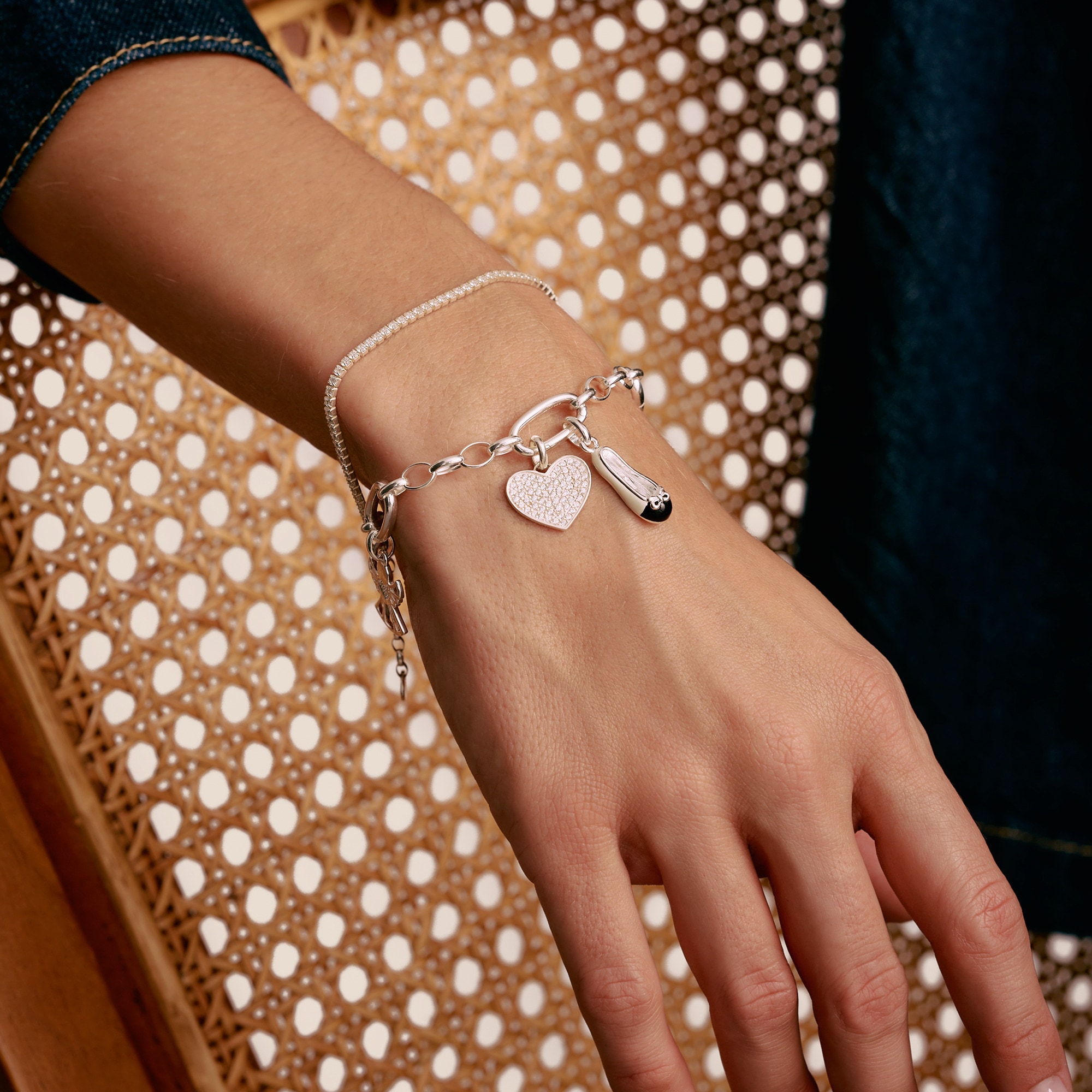 THOMAS SABO Charm-Einhänger »Charm Ballerina-Design - Connect, CC1245-007-14, CC1245-007-9«