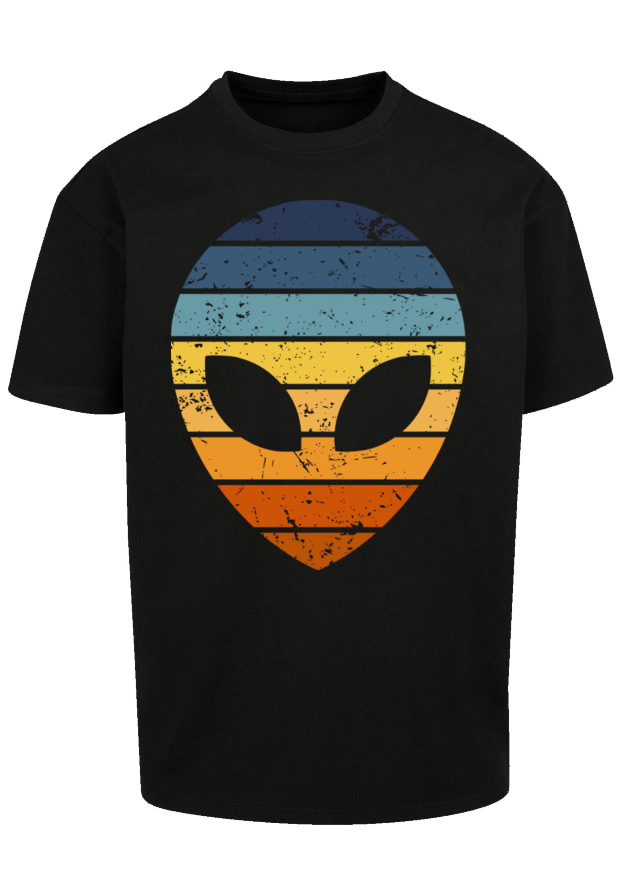F4NT4STIC T-Shirt »Alien Sonnenuntergang Retro« Premium Qualität
