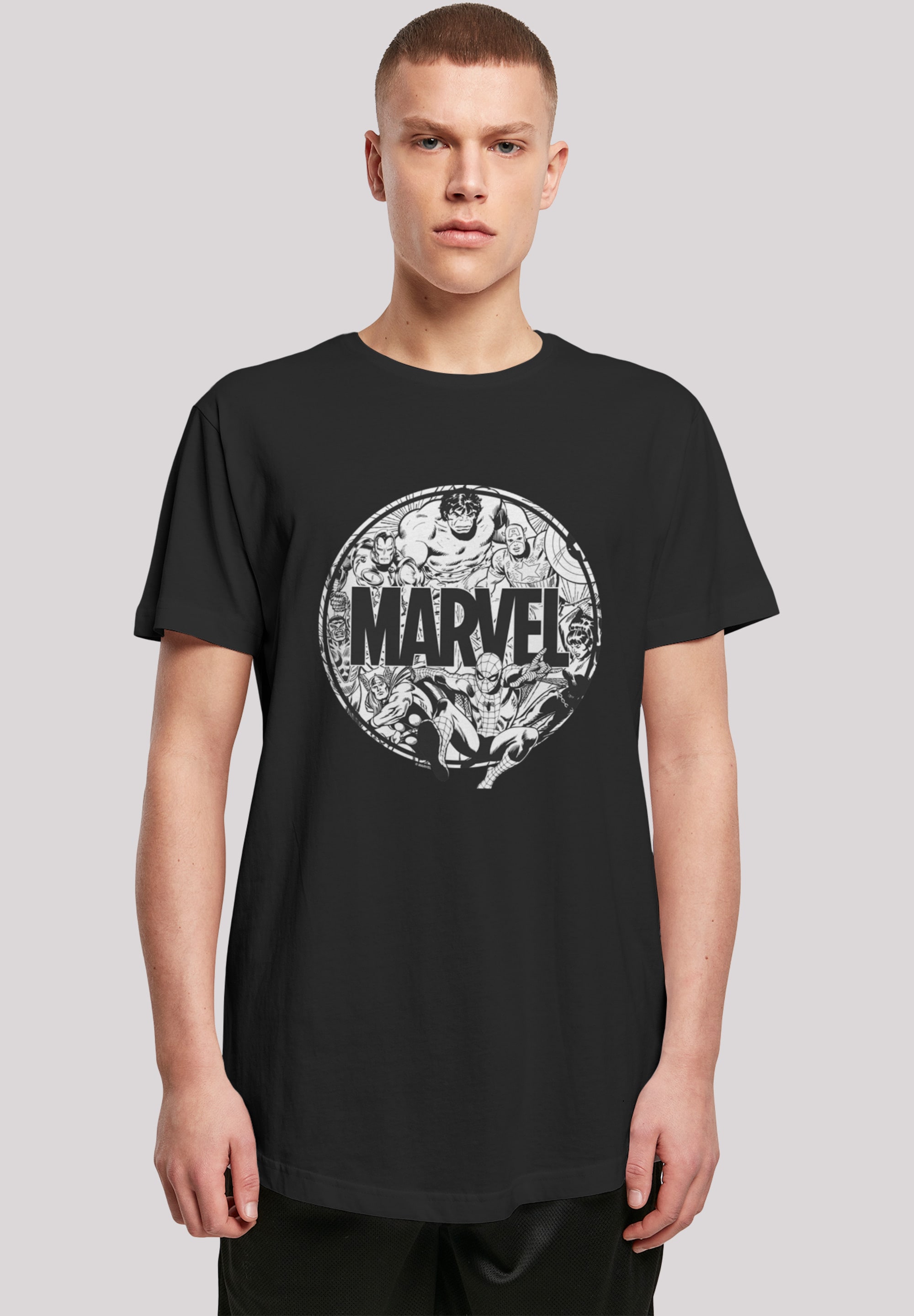 F4NT4STIC T-Shirt "Marvel Comics Logo Character Infill", Print günstig online kaufen