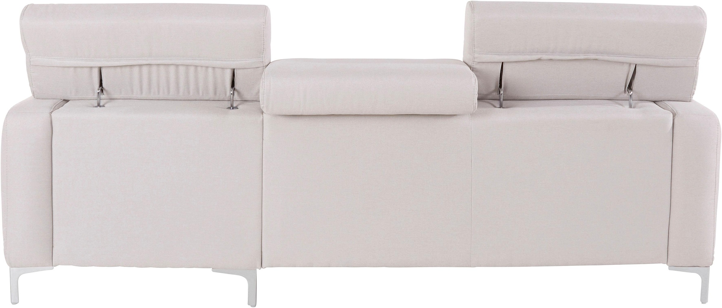 COTTA Ecksofa »Sammy L-Form«, inklusive Kopfteilverstellung, wahlweise mit Bettfunktion