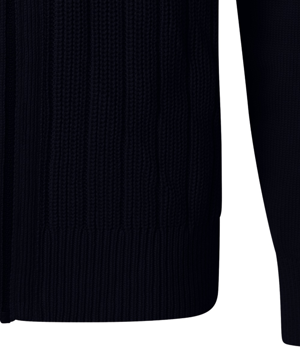 Thumbnail - Pierre Cardin Strickjacke in gerippter Qualität