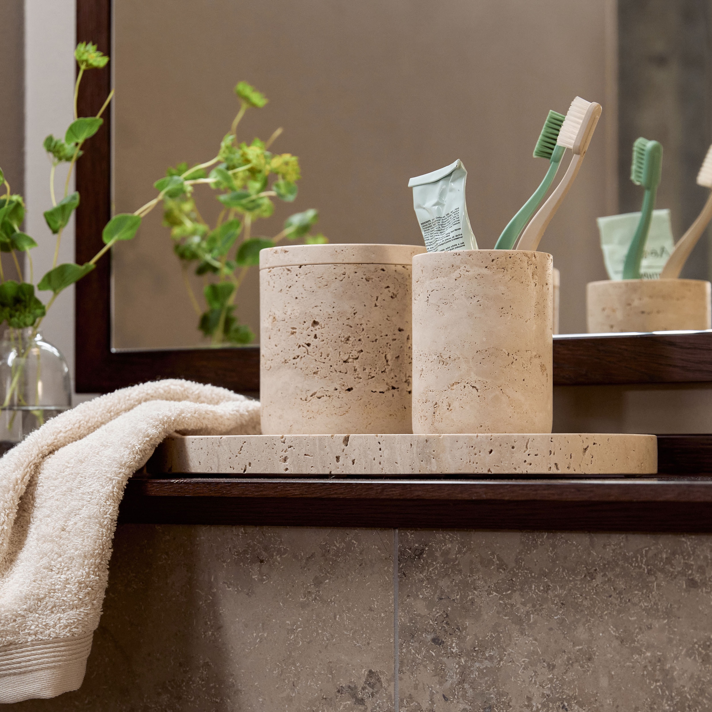 Möve Dekotablett »Travertine Grace«