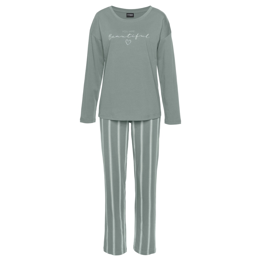 Vivance Dreams Pyjama, (2 tlg.)