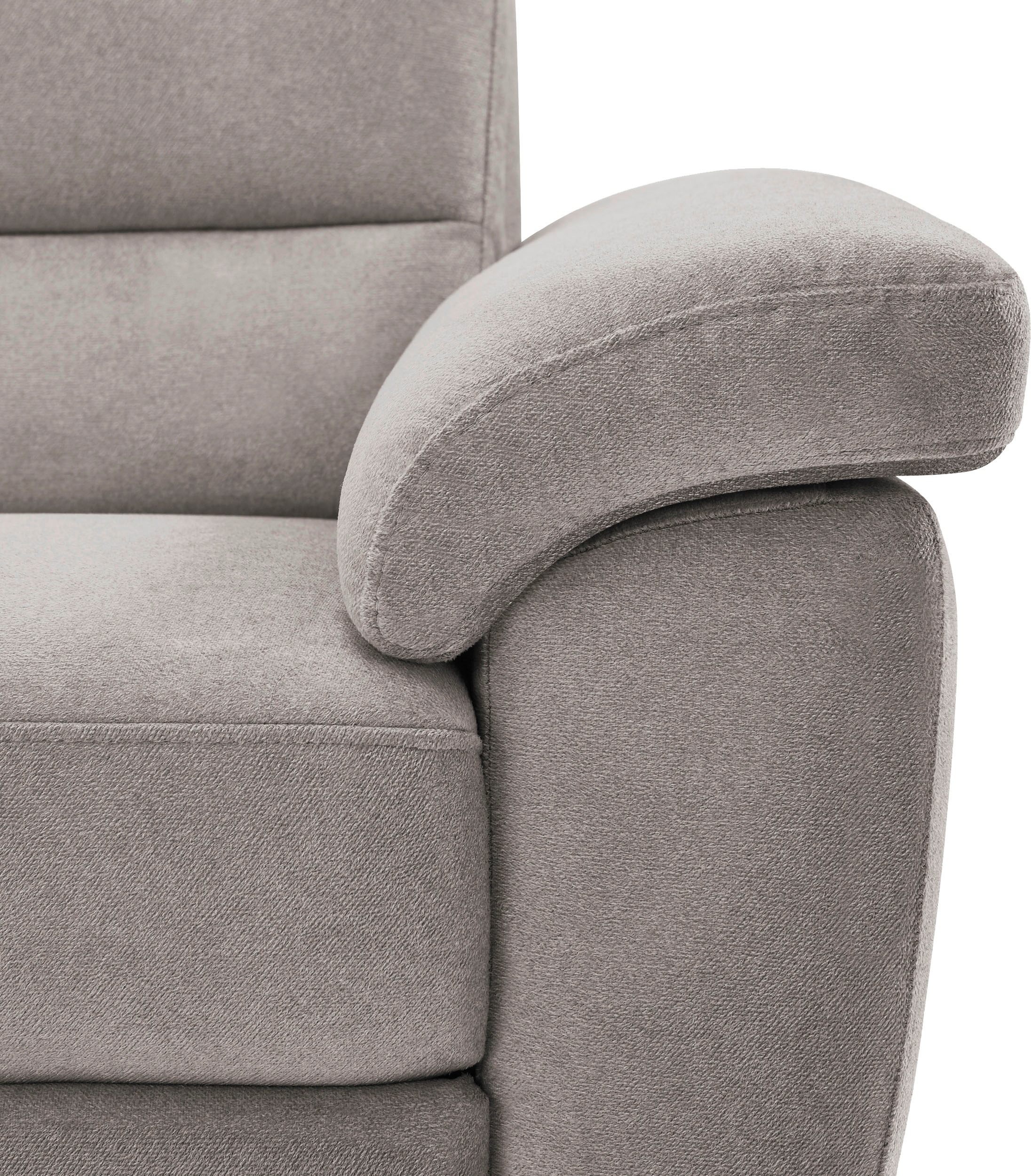 CALIZZA INTERIORS Ecksofa »Onyx L-Form«, Ottomane links oder rechts, wahlweise mit Bettfunktion, Breite 257 cm